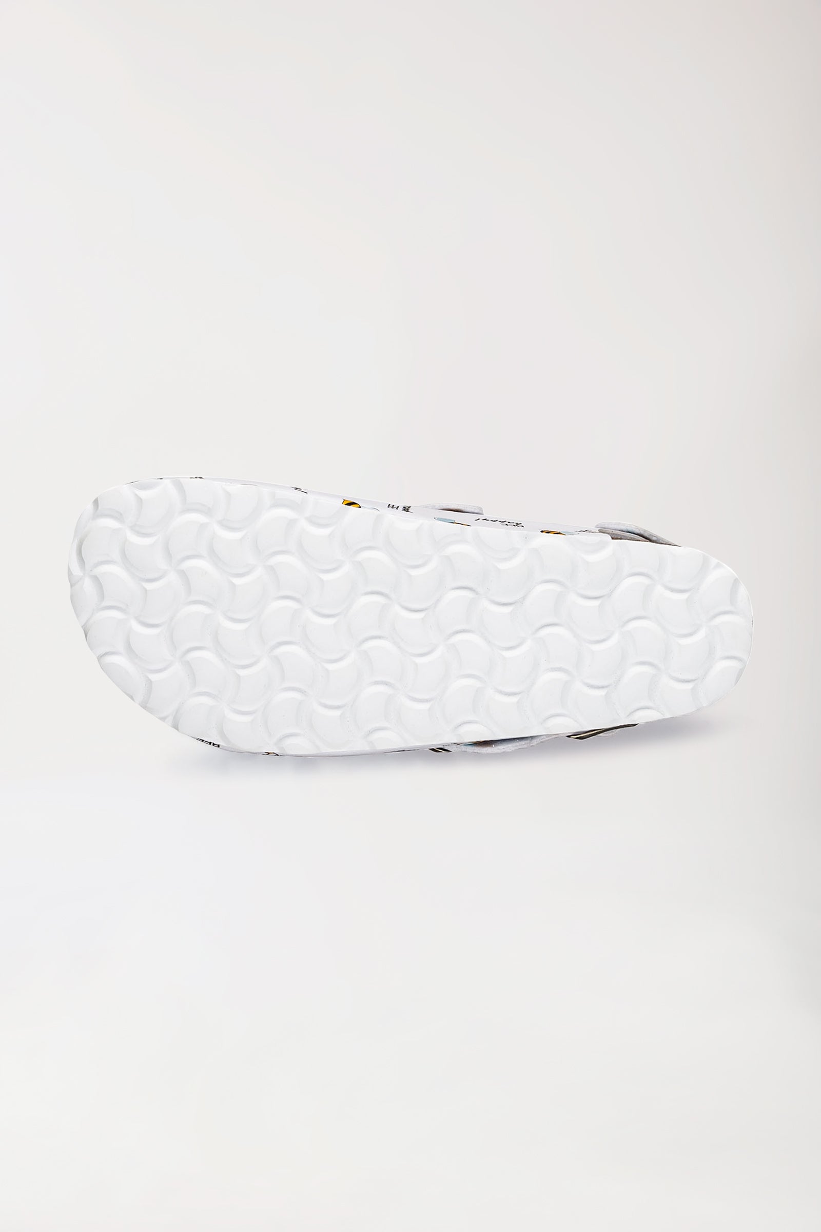 Unisex Clog weiß/gelb/schwarz