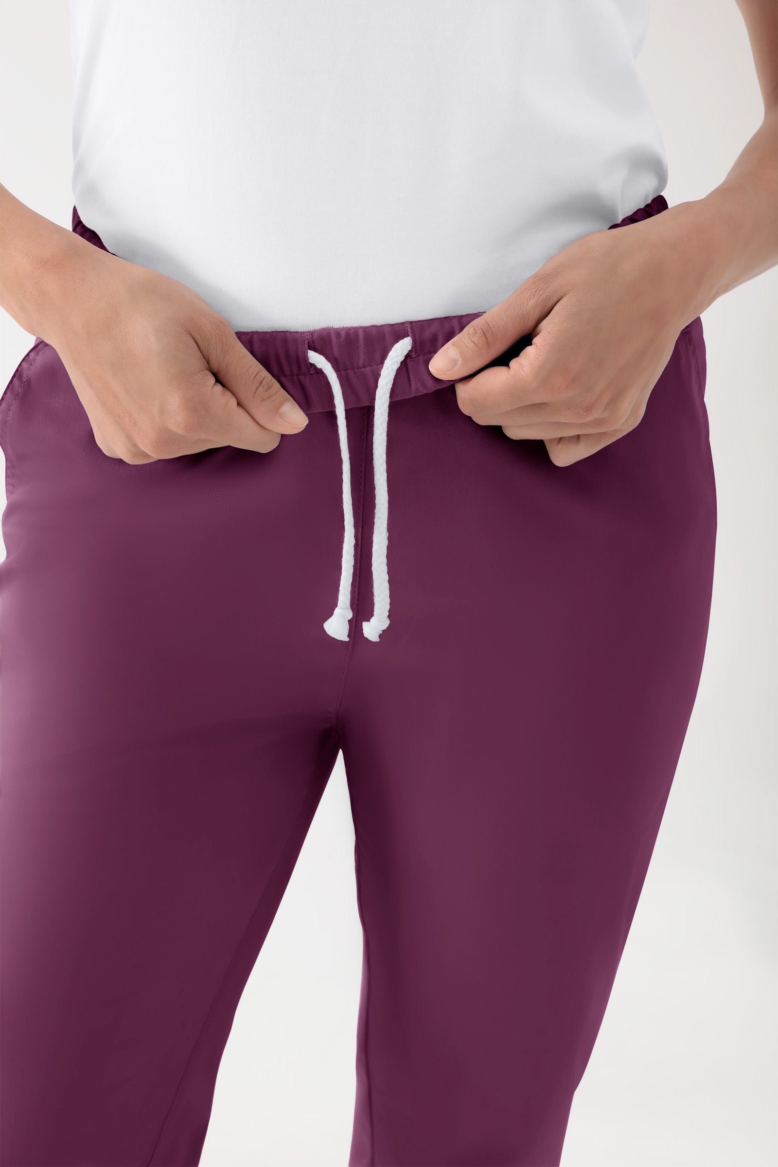 CORE Hose Unisex - hoher Bund pflaume