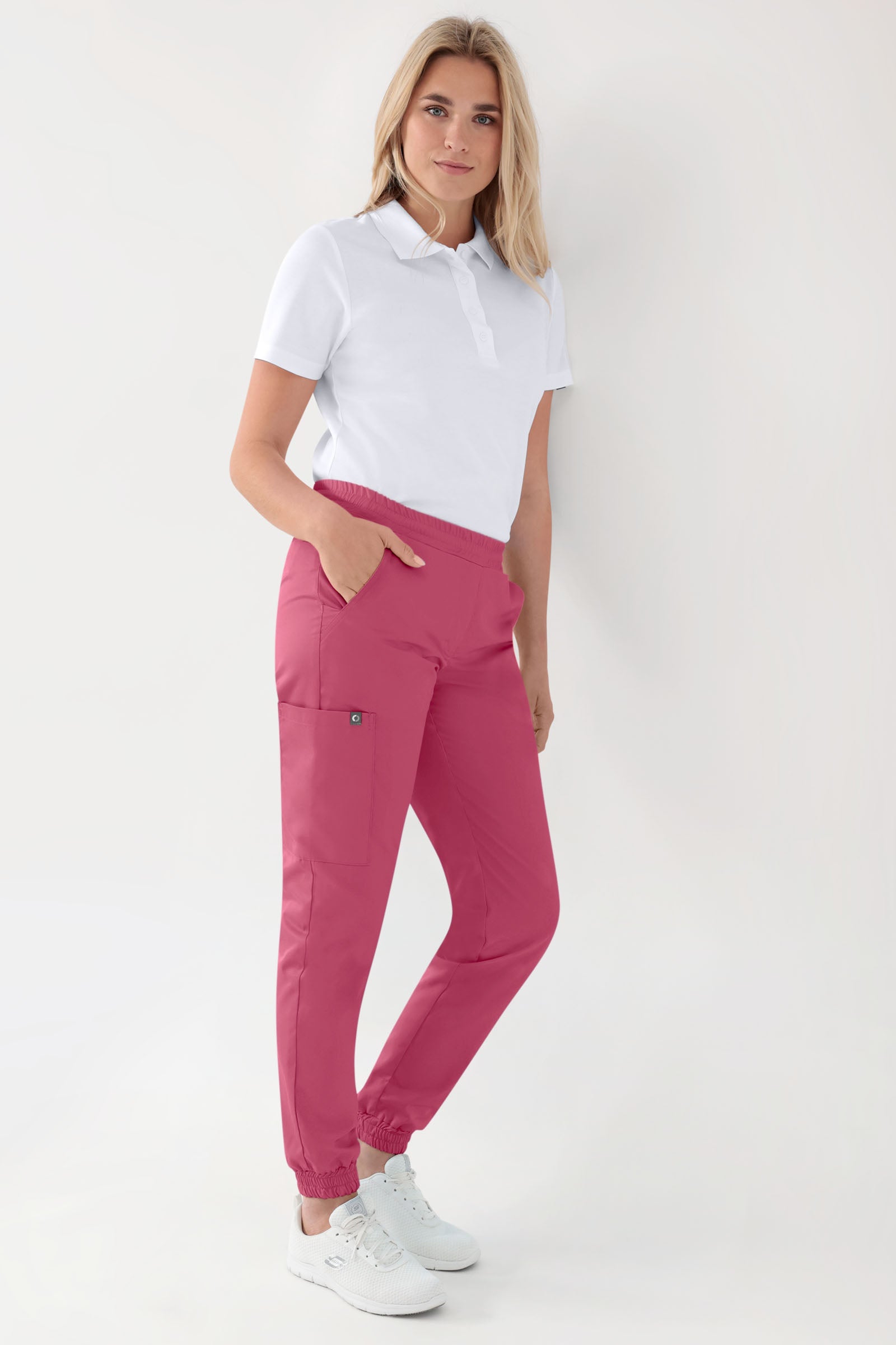 GREEN Stretch Hose Damen - Jogpants Style rosenholz
