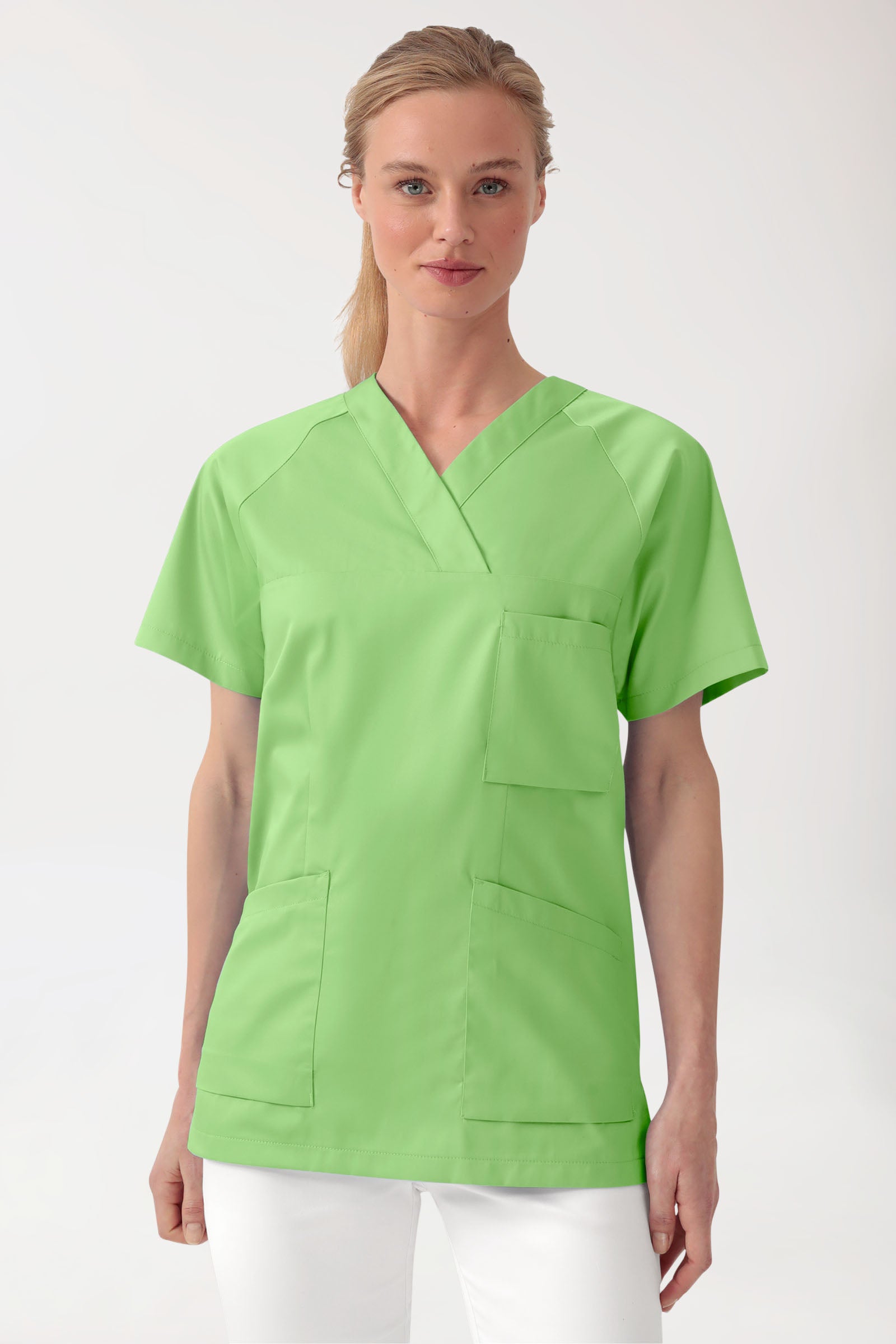 DER Kasack-Kasack Damen - V-Ausschnitt apfelgrün