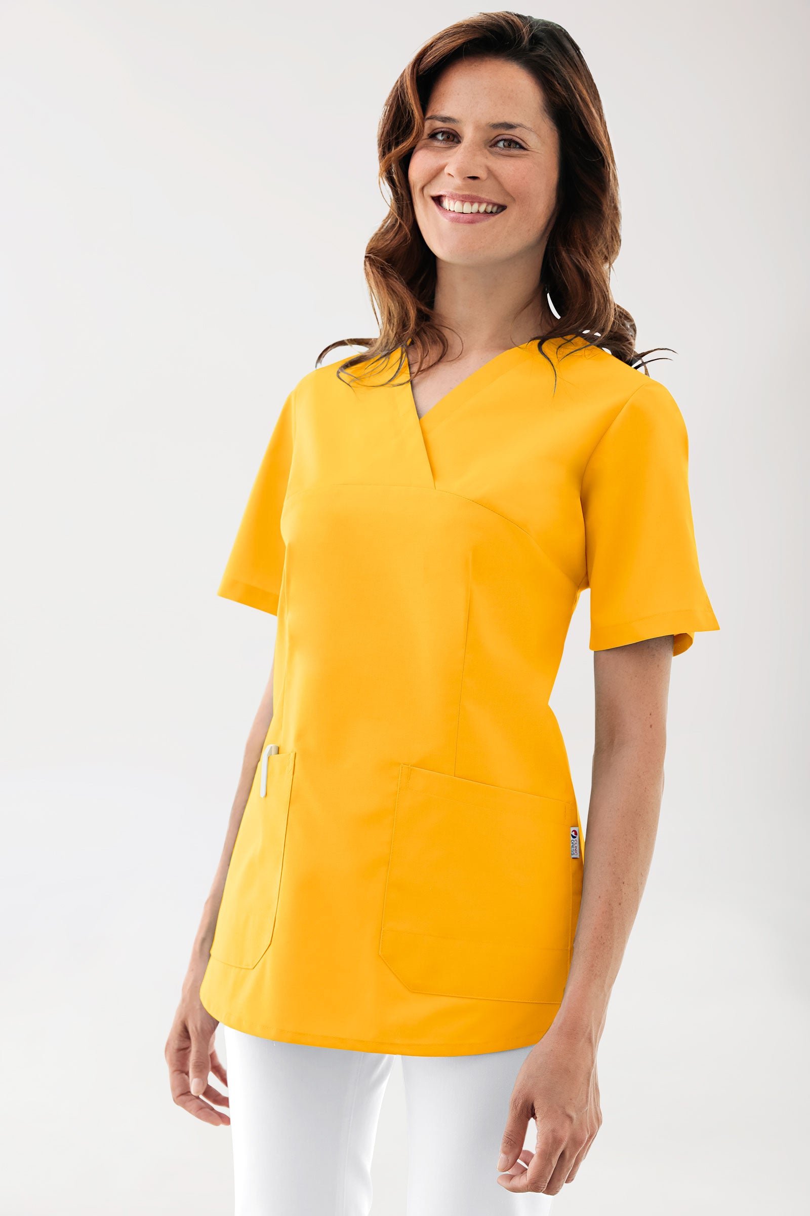 Damen-Schlupfkasack Sonnengelb 95°