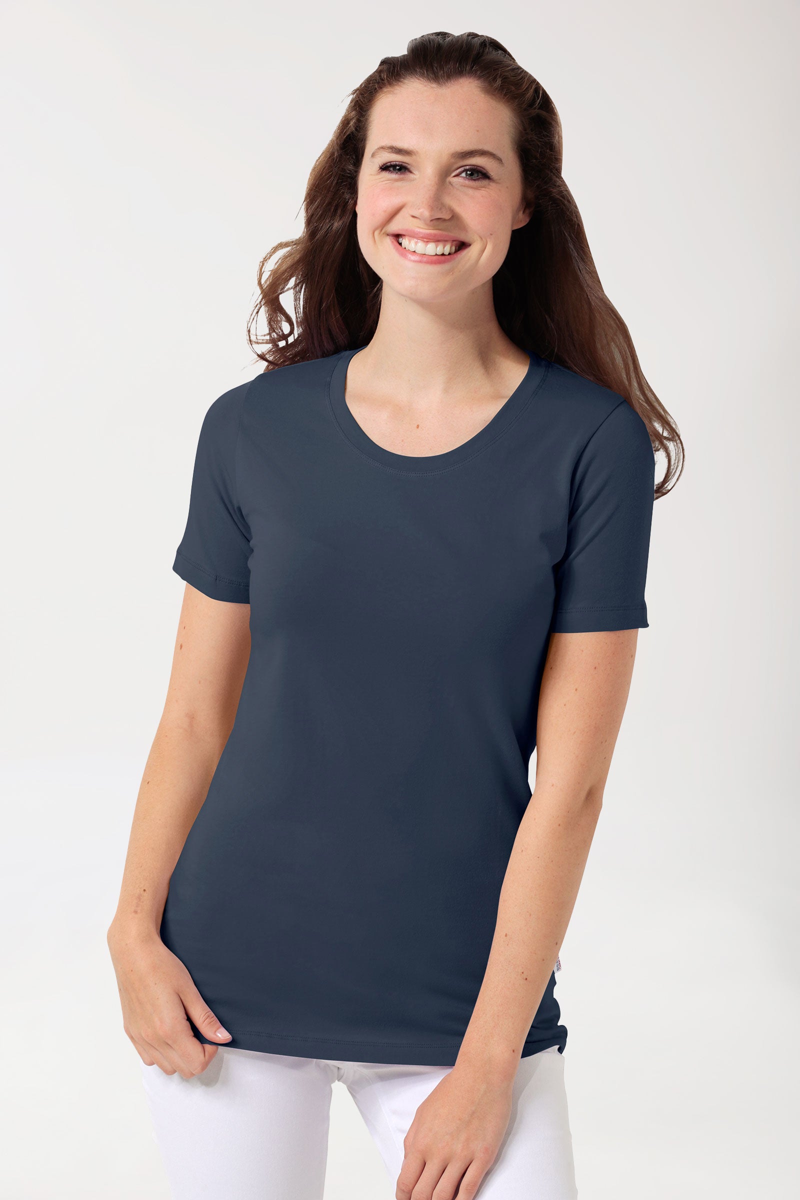 CORE Shirt Damen - Rundhals navy