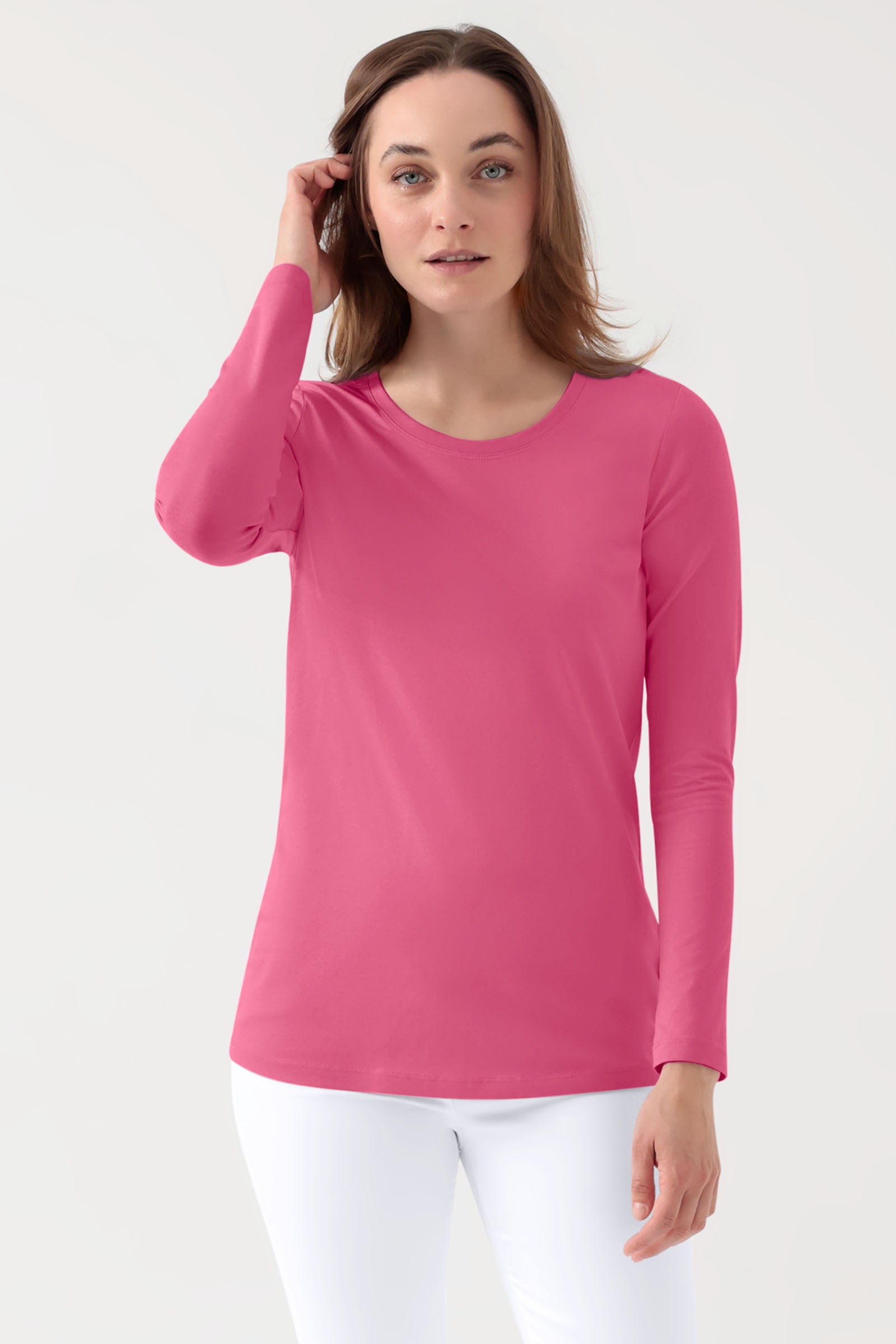 CORE Shirt Damen - 1/1 Arm rosenholz