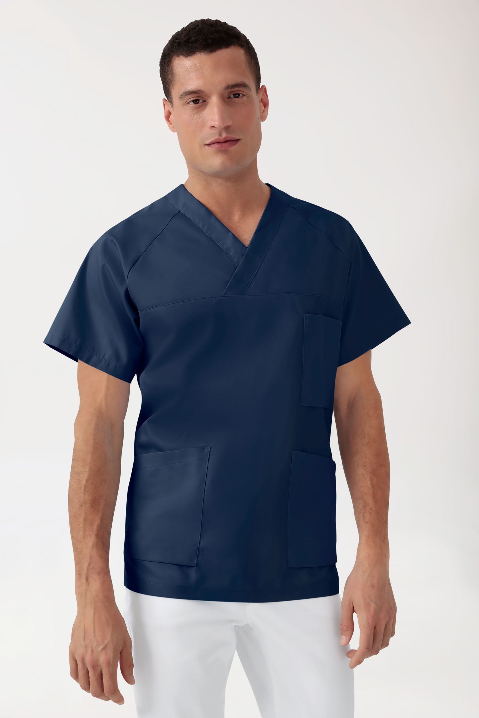 DER Kasack-Kasack Herren - V-Ausschnitt navy