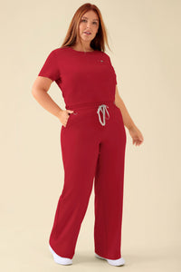 KAERE Hose Damen - weites Bein rot