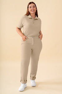 KAERE Hose Damen - 5-Pocket sand
