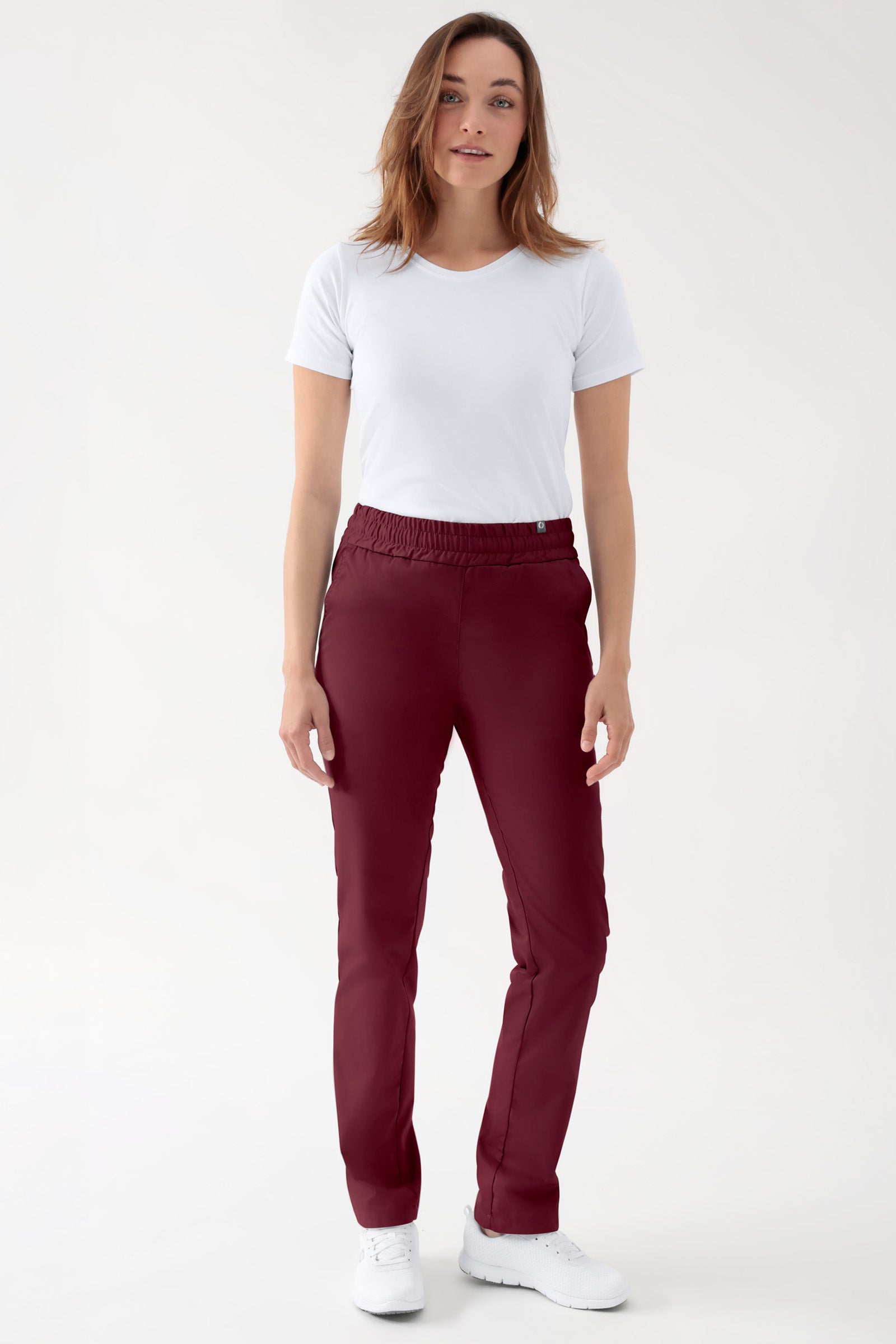 CORE Hose Unisex - hoher Bund bordeaux