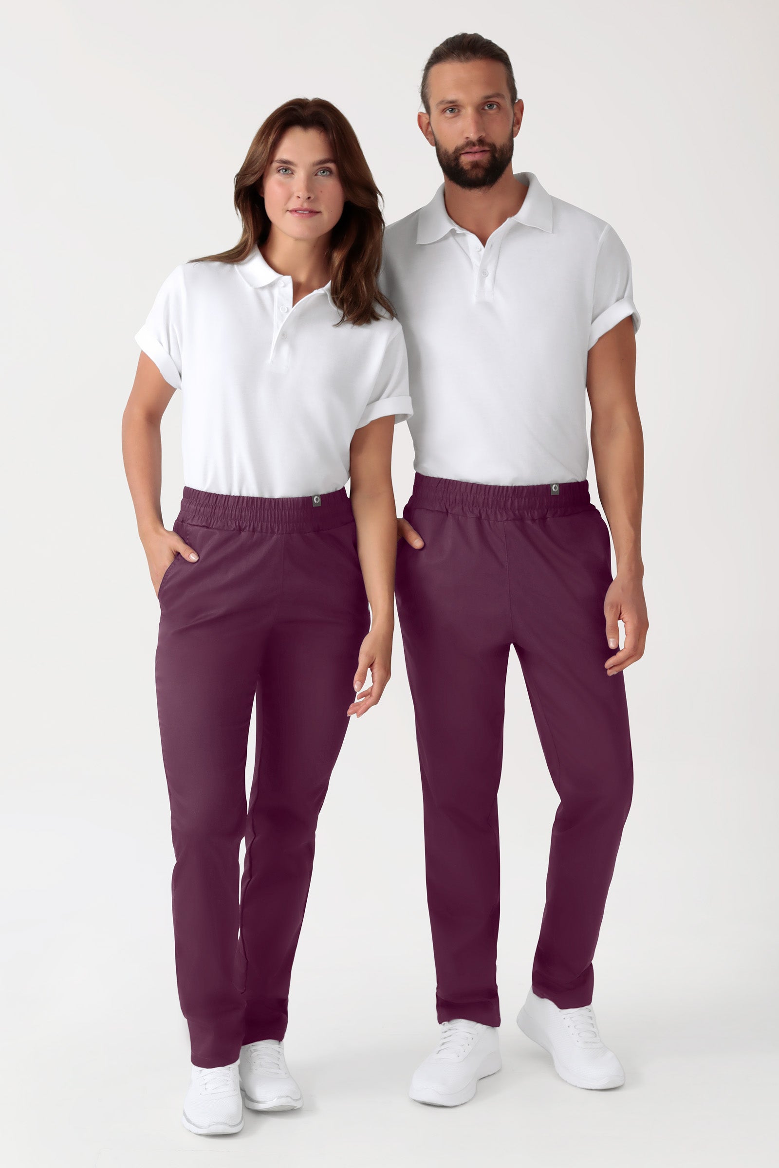 CORE Hose Unisex - hoher Bund pflaume