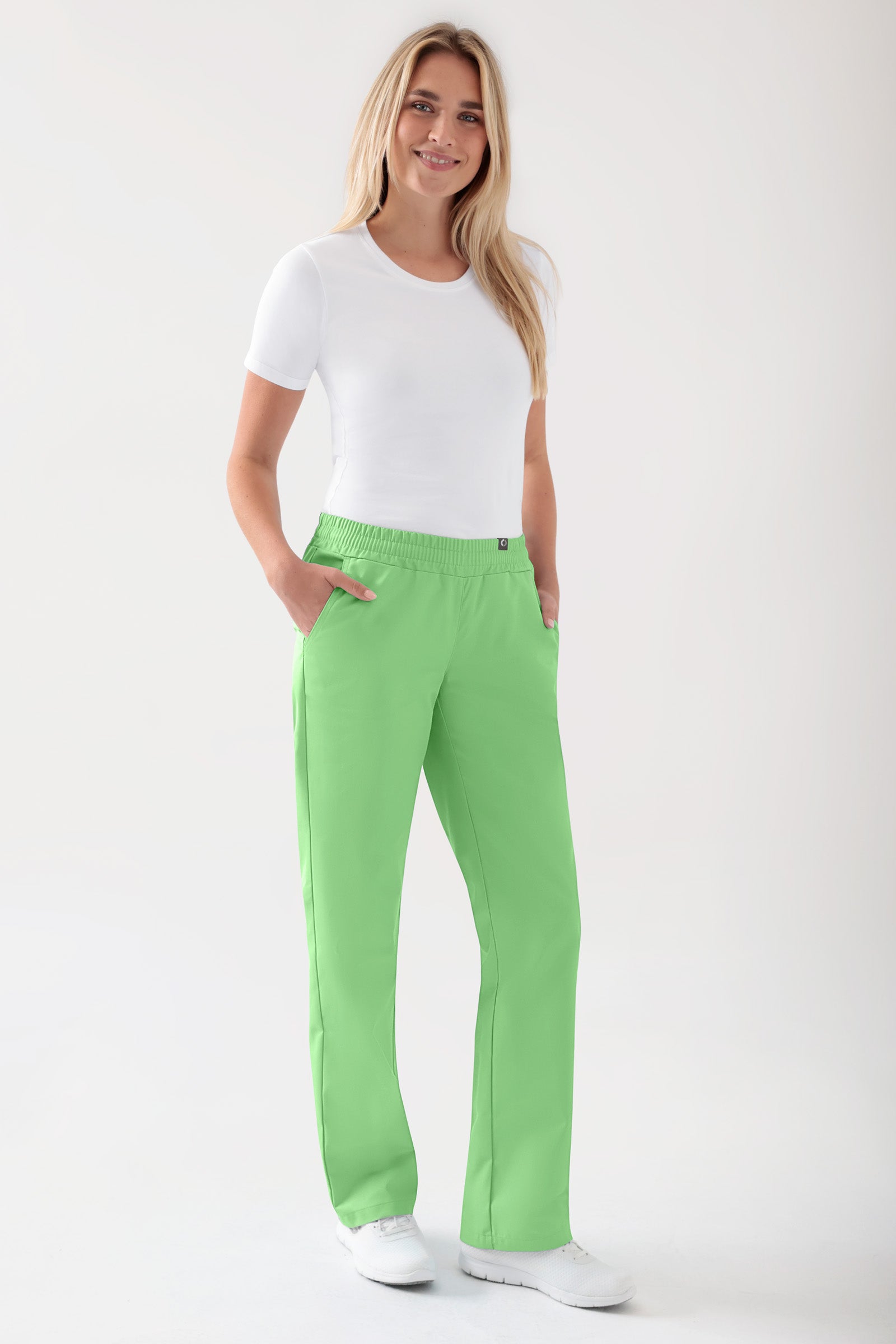 JUST STRONG Hose Damen - Gummibund apfelgrün