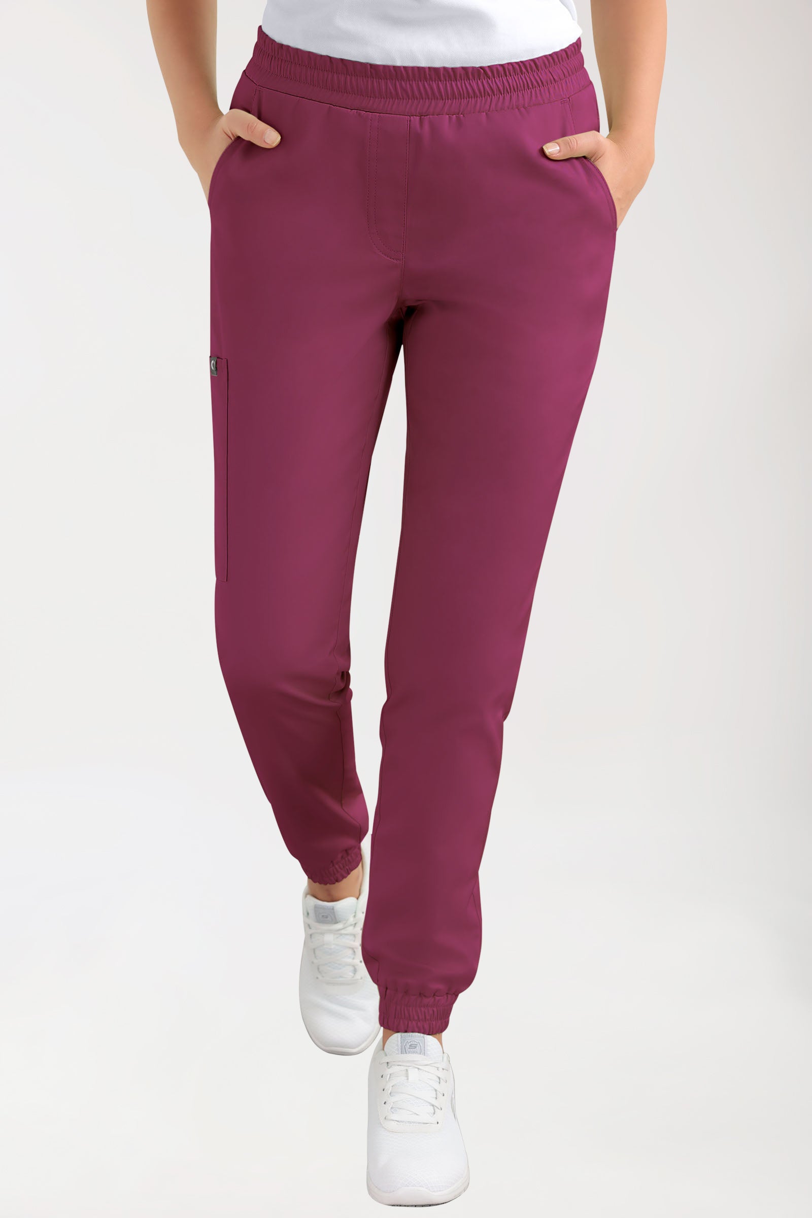 CORE Cargohose Damen - Jogpants Style berry