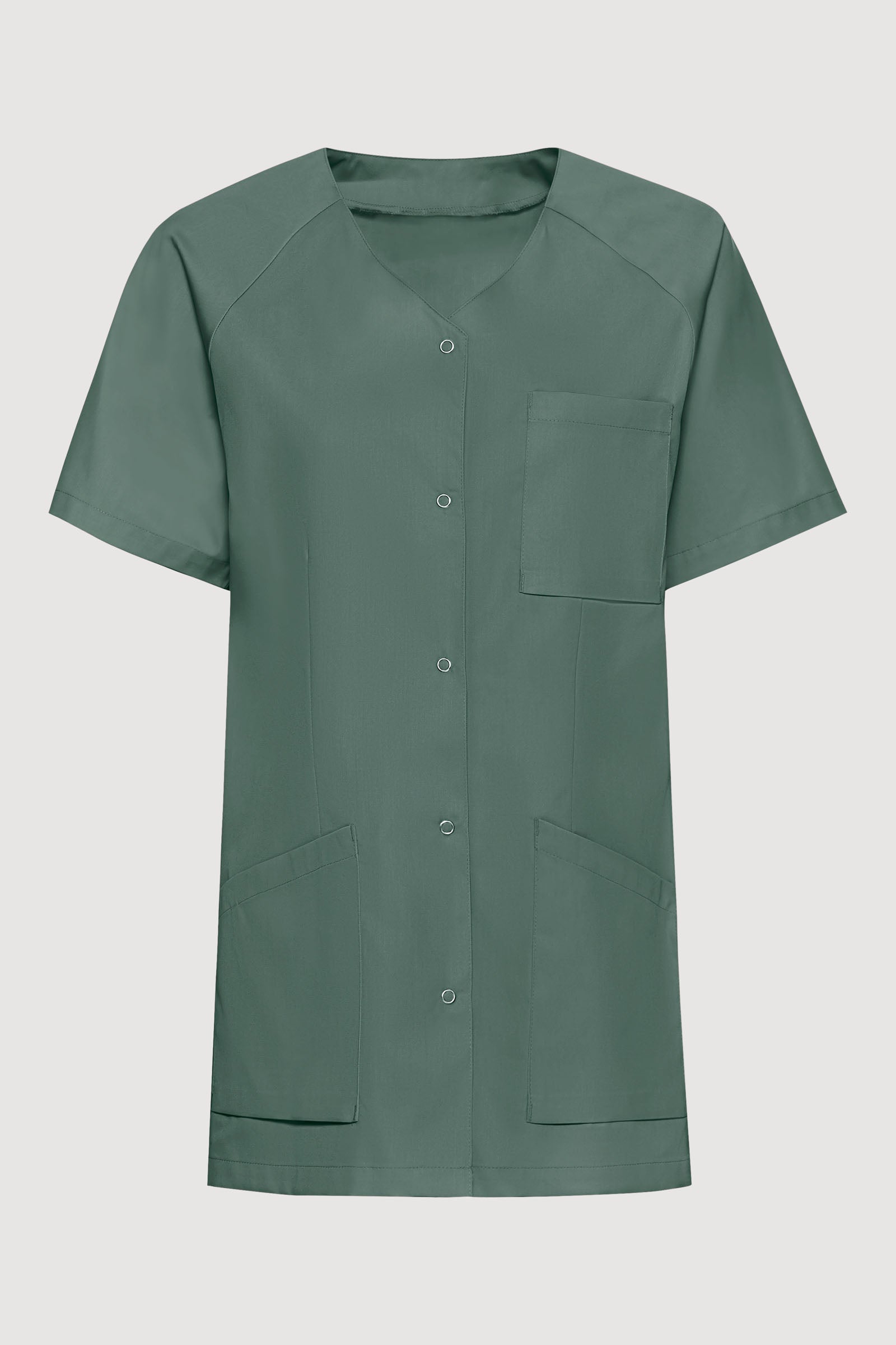 DER Kasack-Kasack Damen - durchgeknöpft dunkelgrün