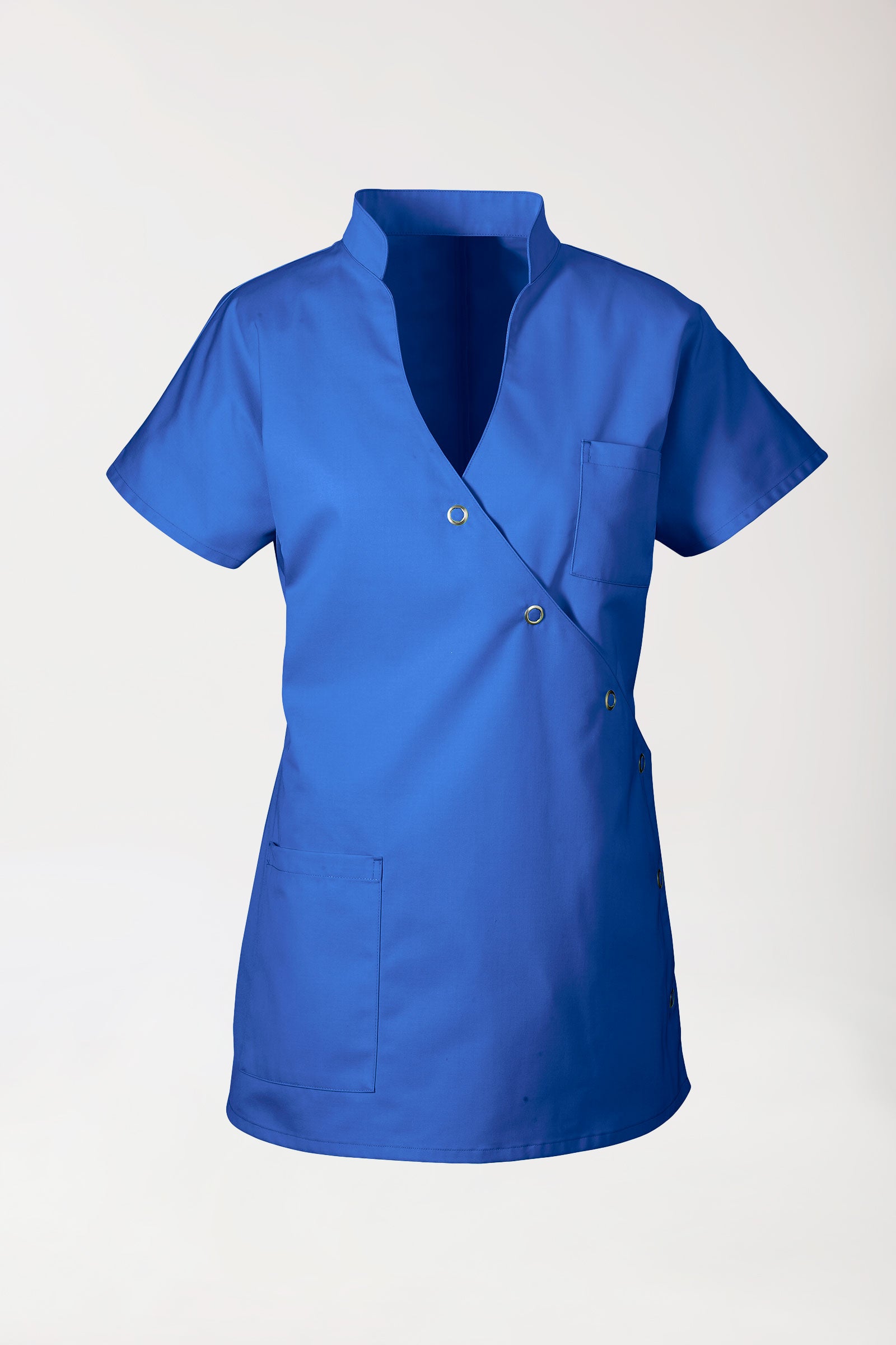 JUST STRONG Kasack Damen - Druckknopfleiste königsblau