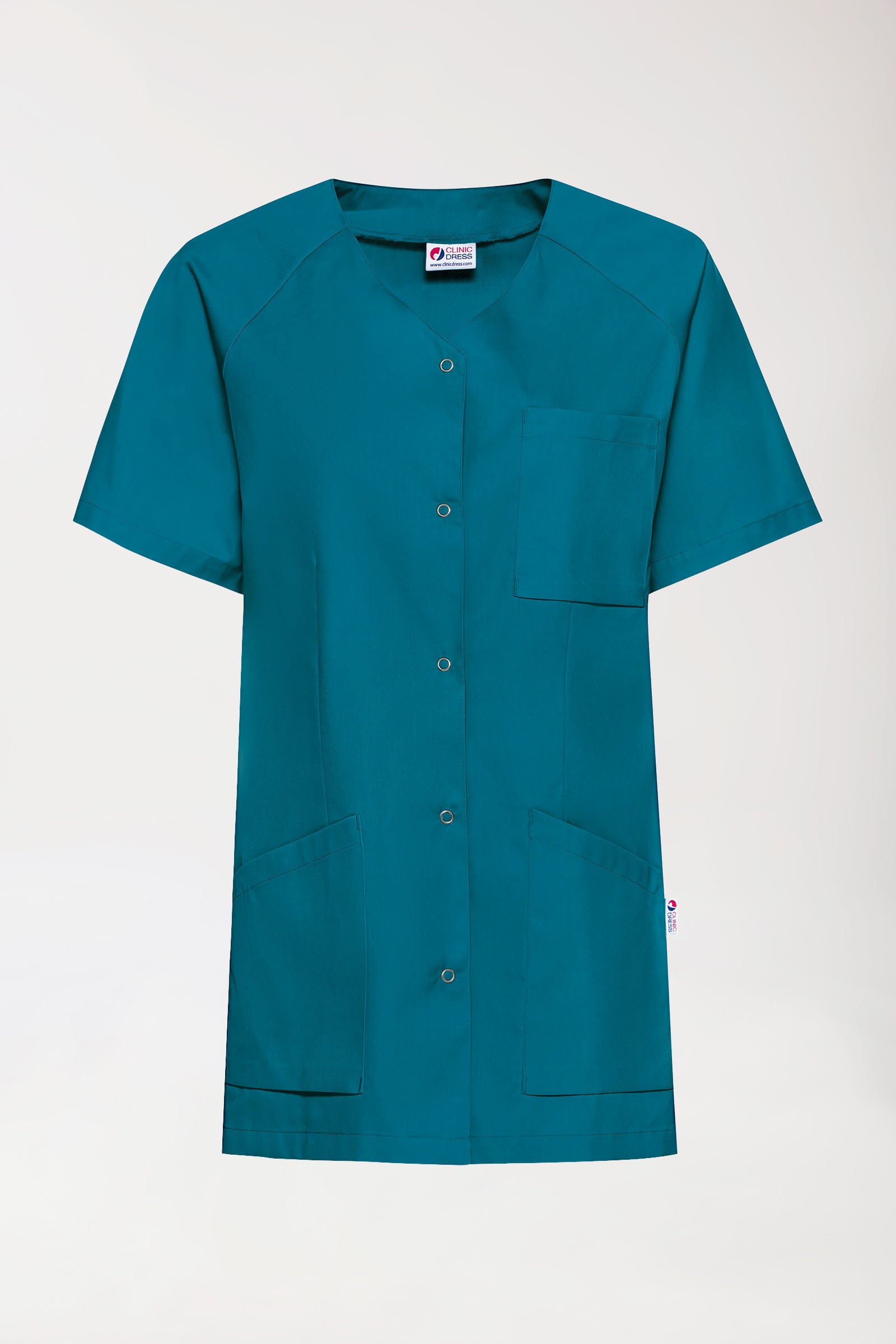 CORE Kasack Damen - durchgeknöpft petrol