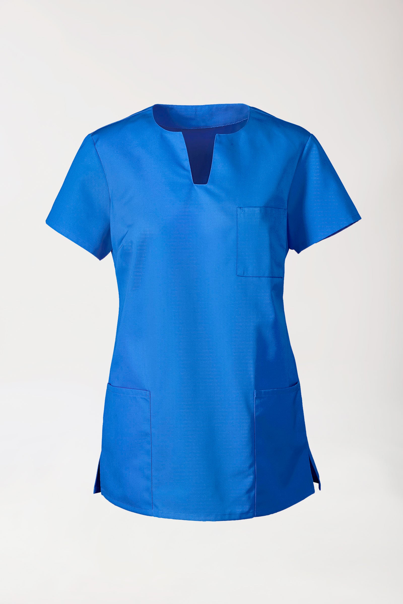 JUST STRONG Schlupfkasack Damen - eckiger Ausschnitt königsblau