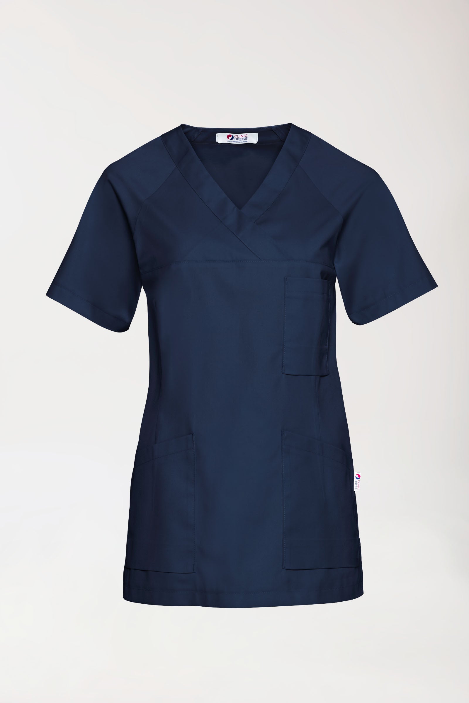 CORE Schlupfkasack Damen - V-Ausschnitt navy