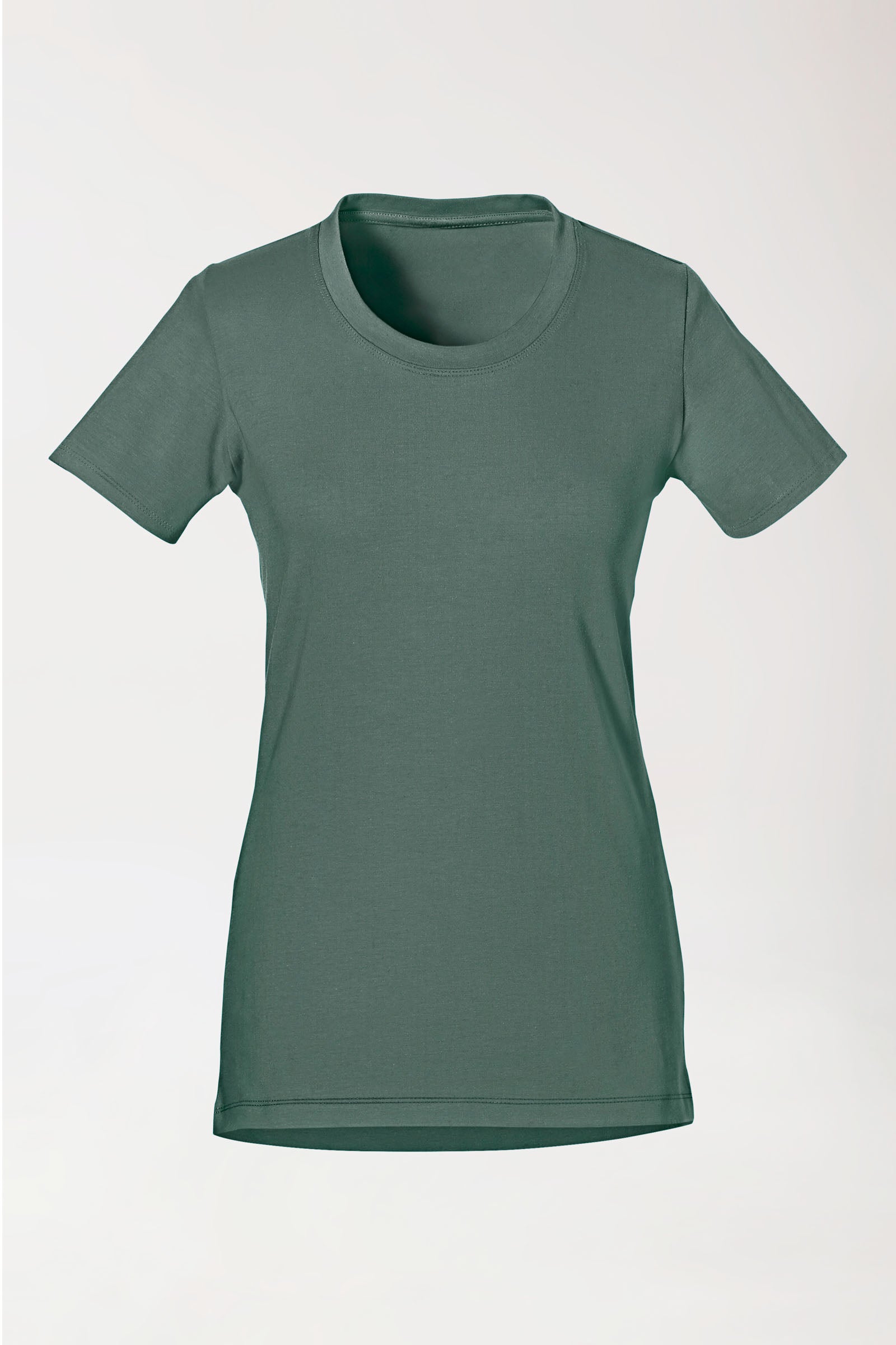 CORE Shirt Damen - Rundhalsausschnitt dunkelgrün