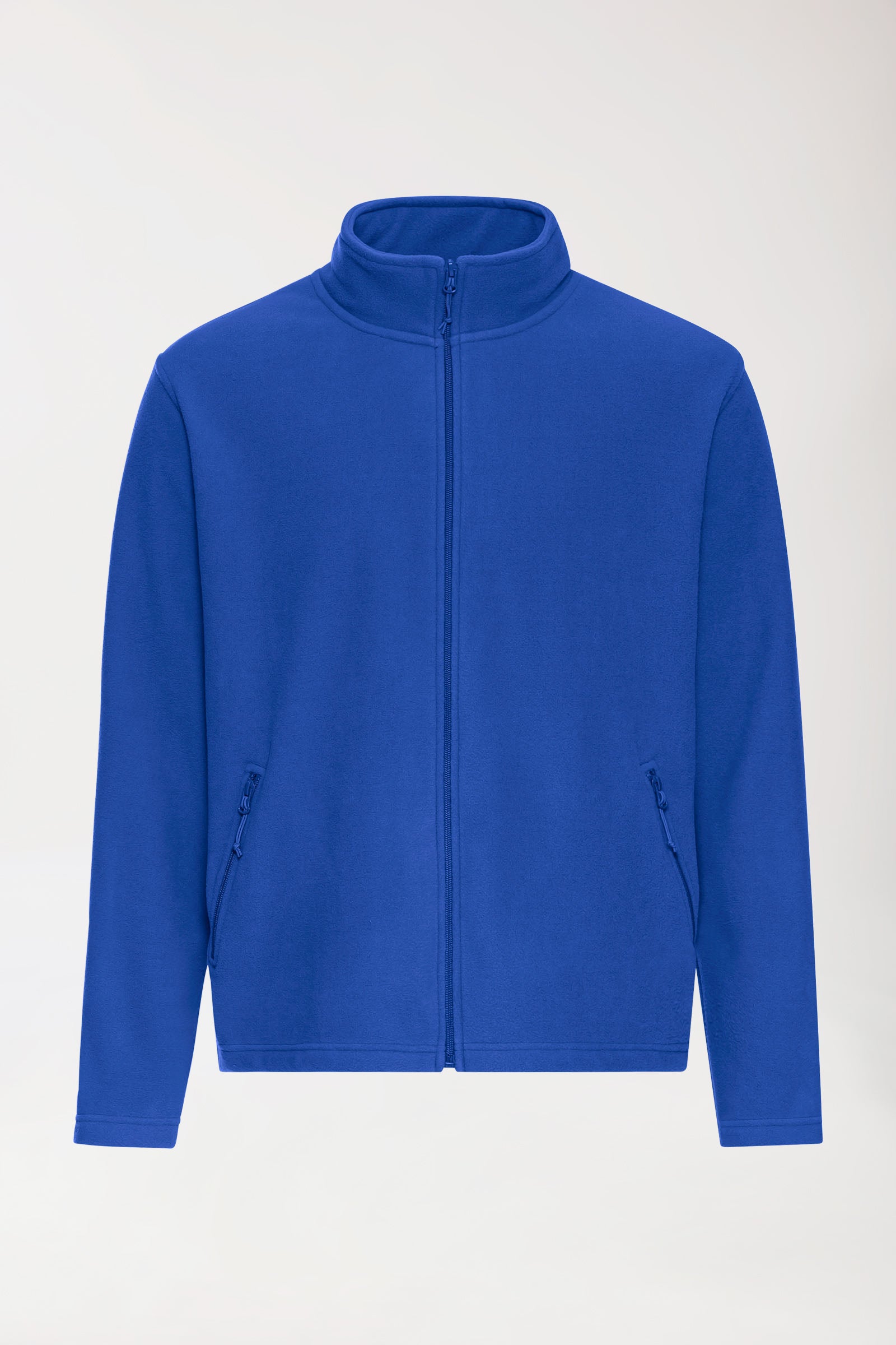 Fleecejacke Herren - Stehkragen königsblau
