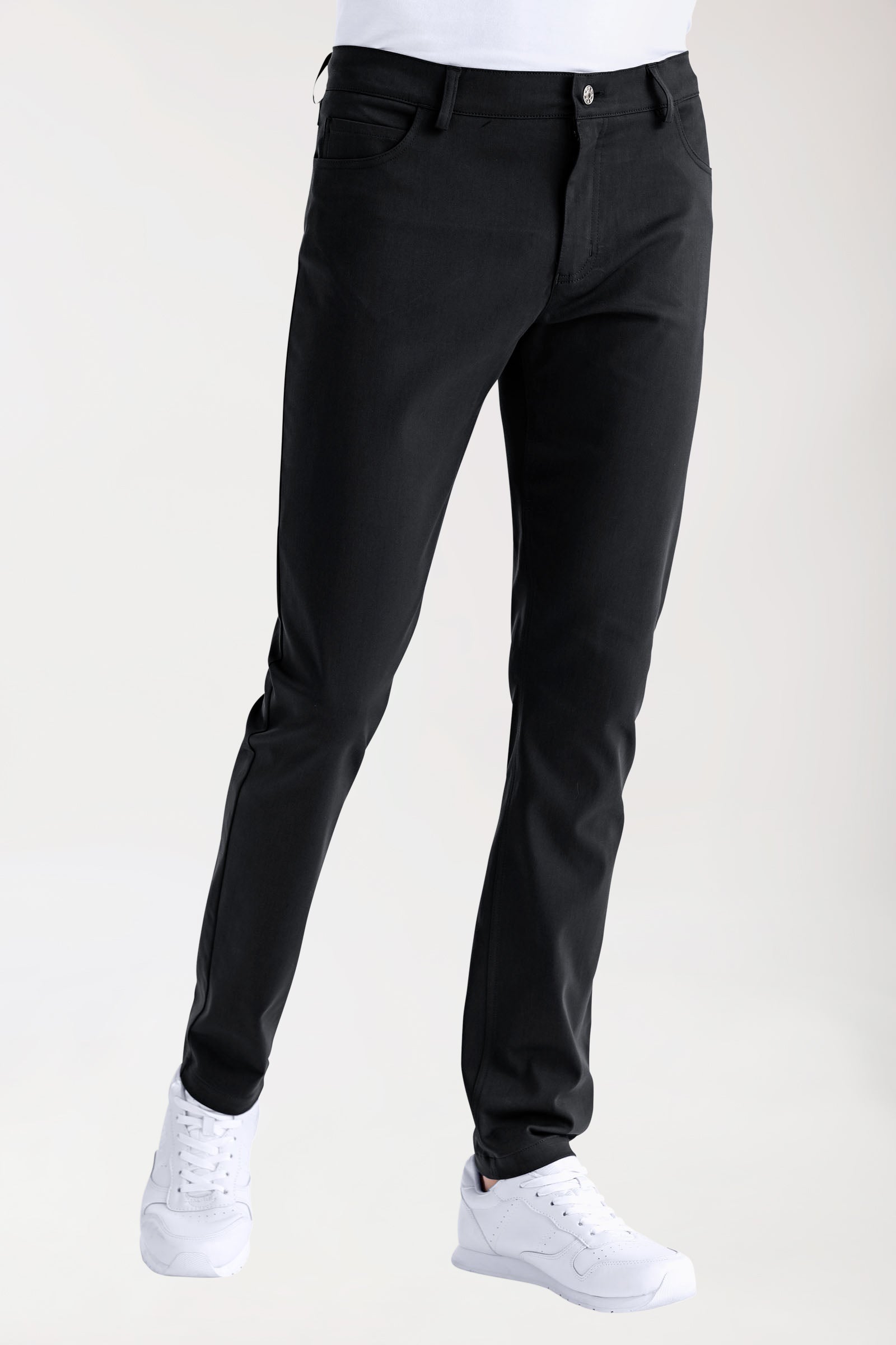COMFY FLEX 5-Pocket Hose Herren - schlankes Bein schwarz