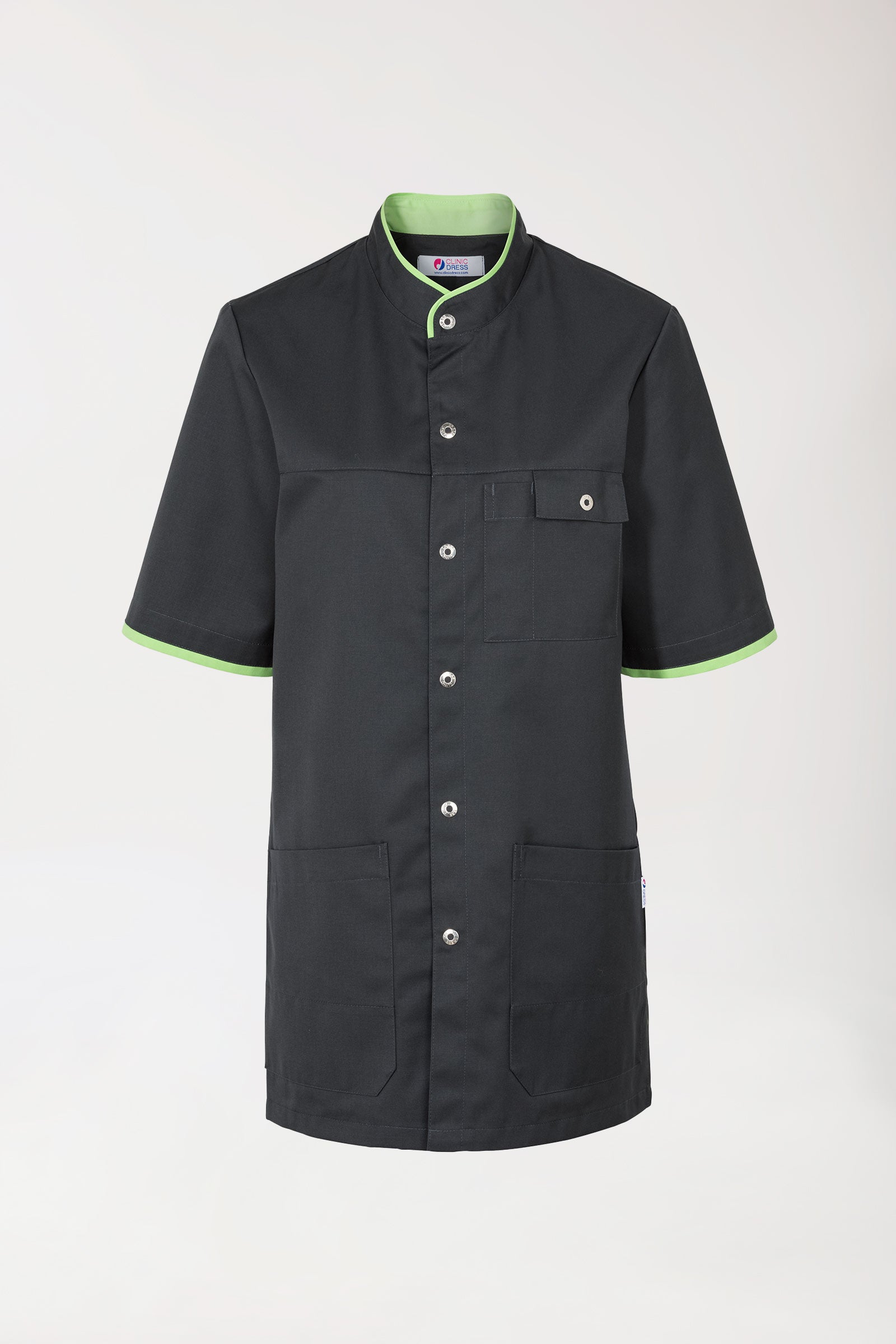 Longkasack Anthrazit Apfelgrün Herren