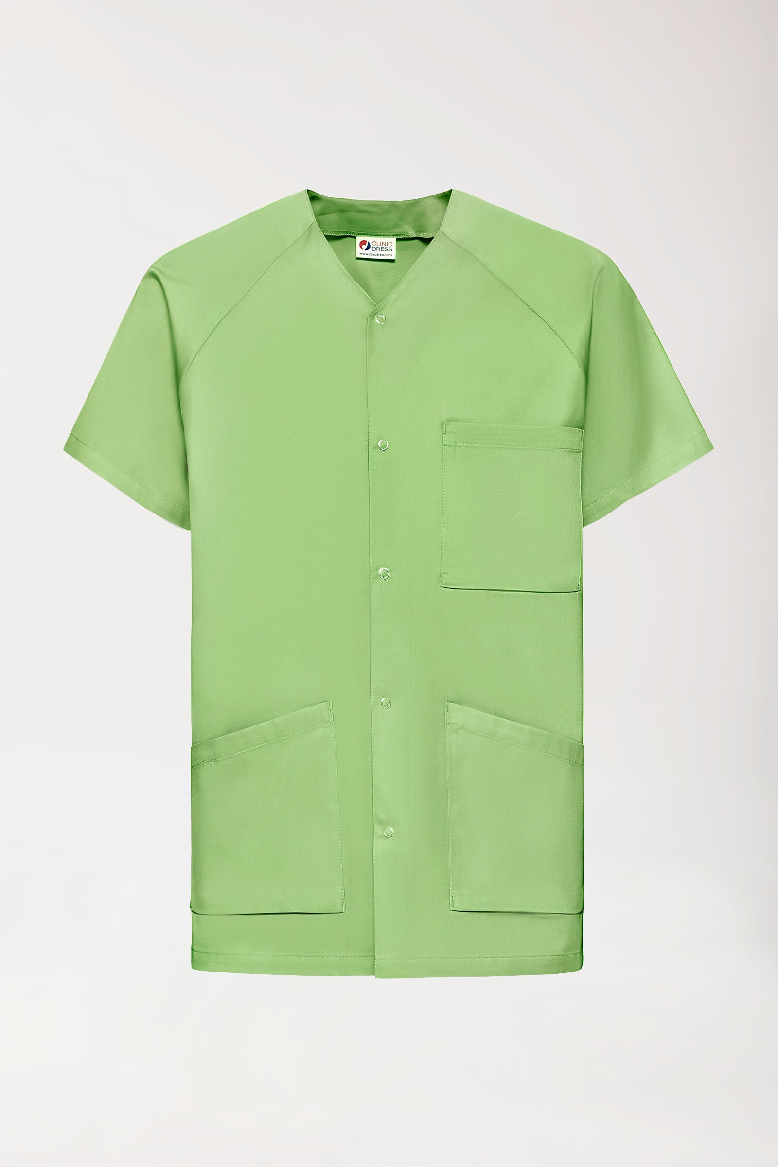 CORE Kasack Herren - durchgeknöpft apfelgrün