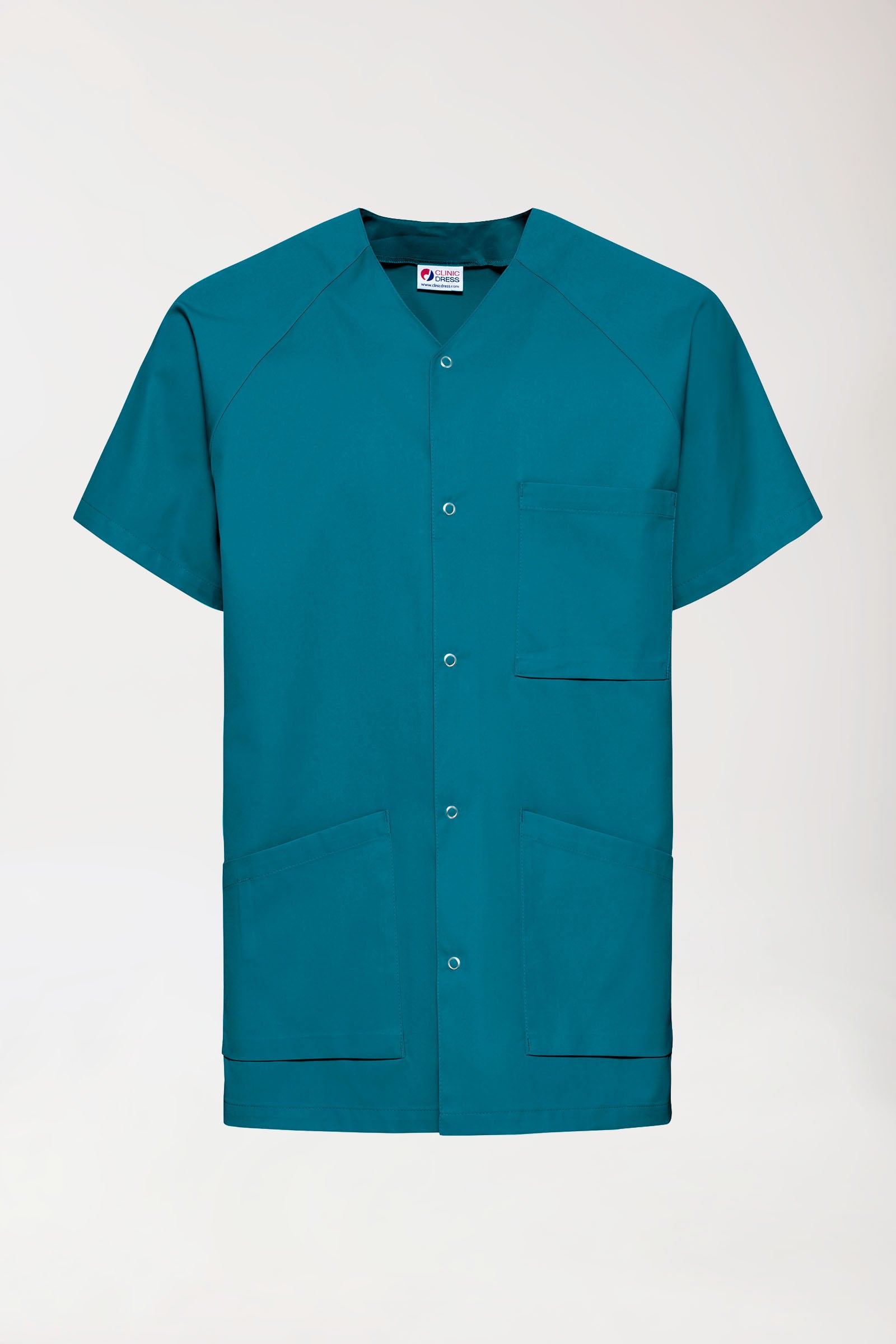 CORE Kasack Herren - durchgeknöpft petrol