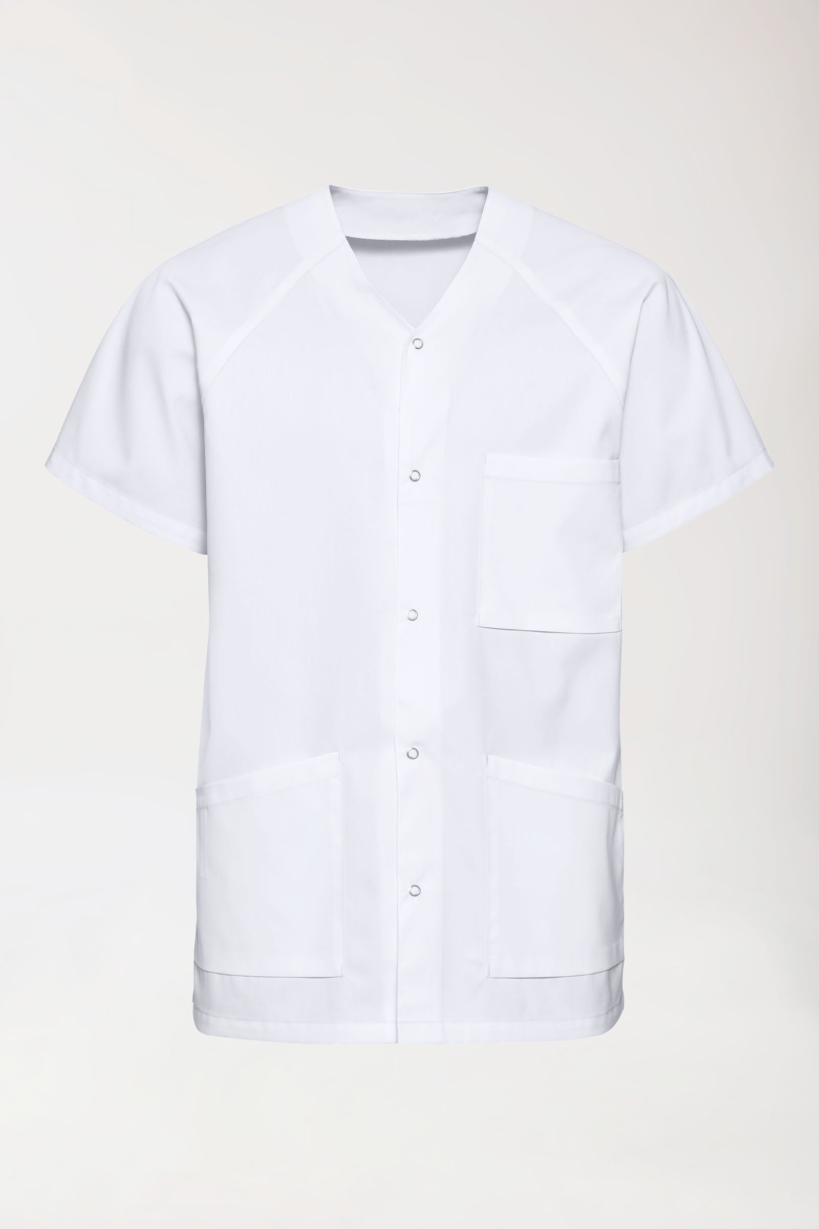 DER Kasack-Kasack Herren - durchgeknöpft weiß