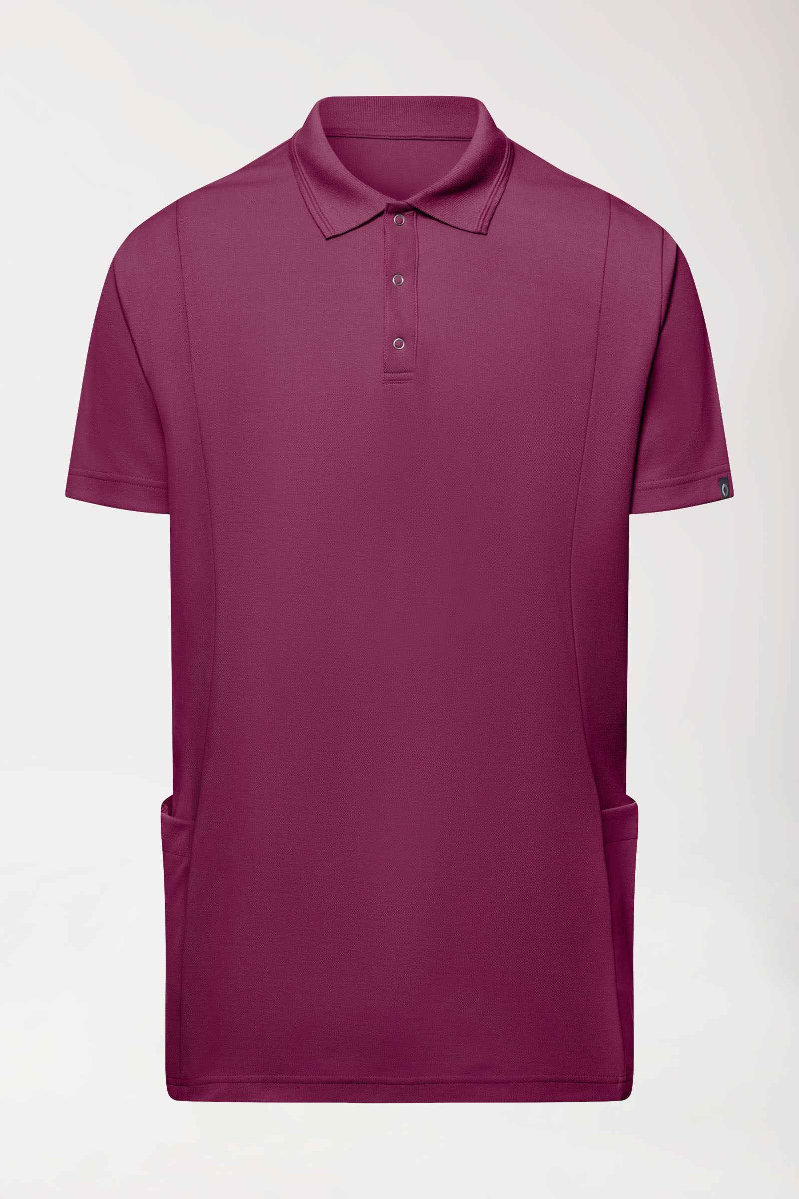 COMFY FLEX Stretch Schlupfkasack Herren - Polokragen berry