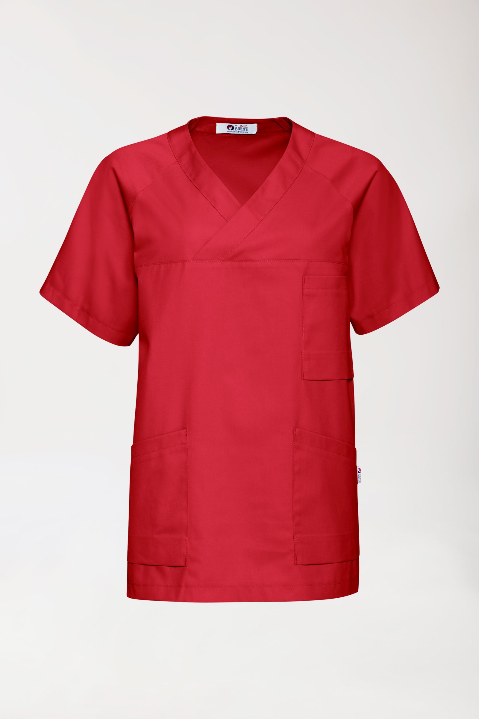 CORE Schlupfkasack Herren - V-Ausschnitt rot