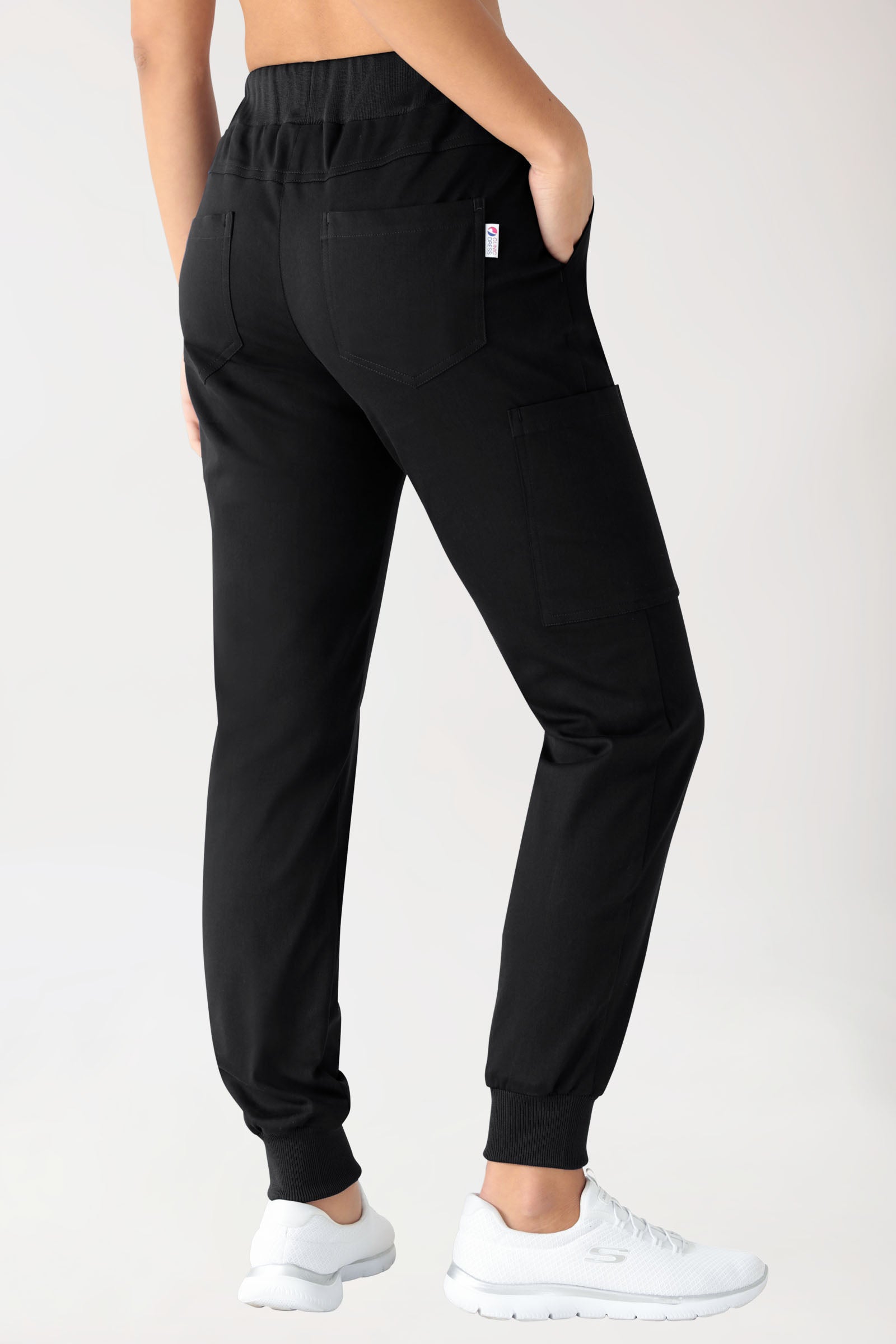 Stretch Hose Damen - Jogpants schwarz