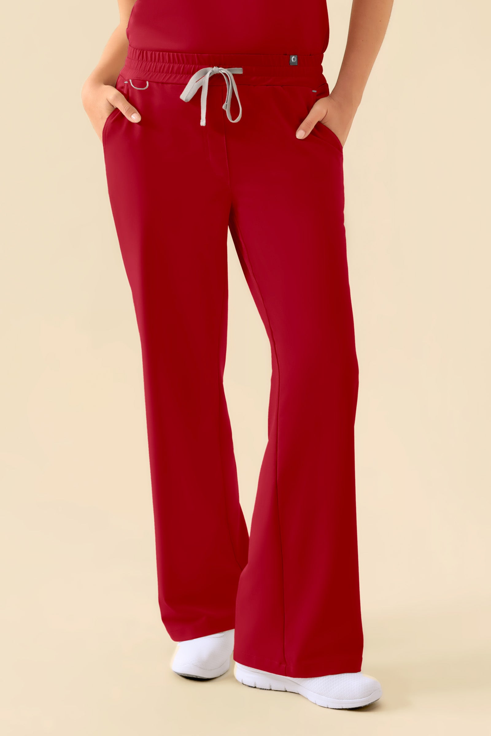 KAERE Hose Damen - weites Bein rot