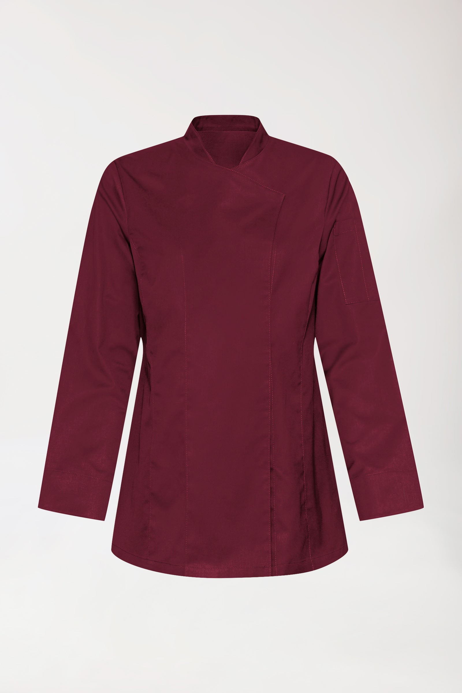 Gastro Kochjacke Damen - 1/1 Arm bordeaux