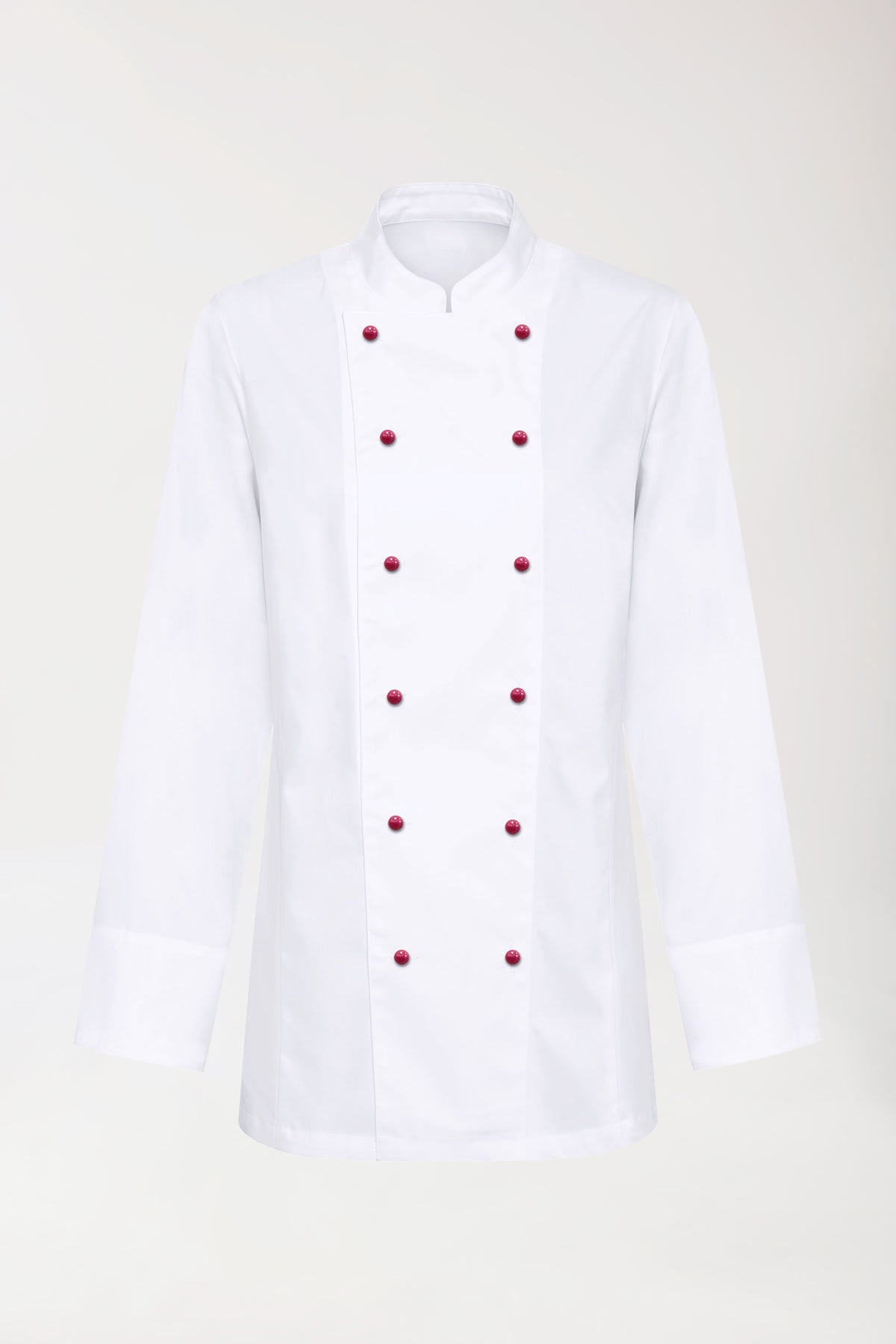 Gastro Kochjacke Damen - 6er Knopfreihe - 1/1 Arm weiß