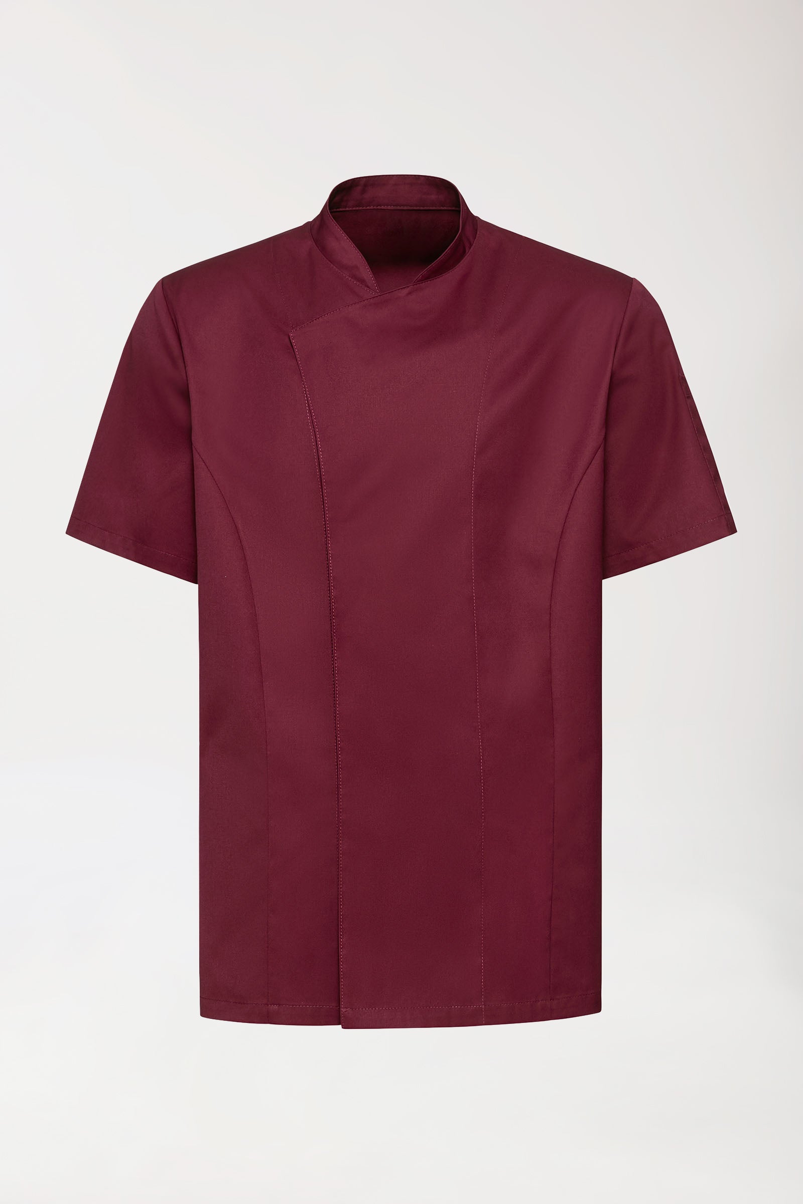 Gastro Kochjacke Herren - 1/2 Arm bordeaux