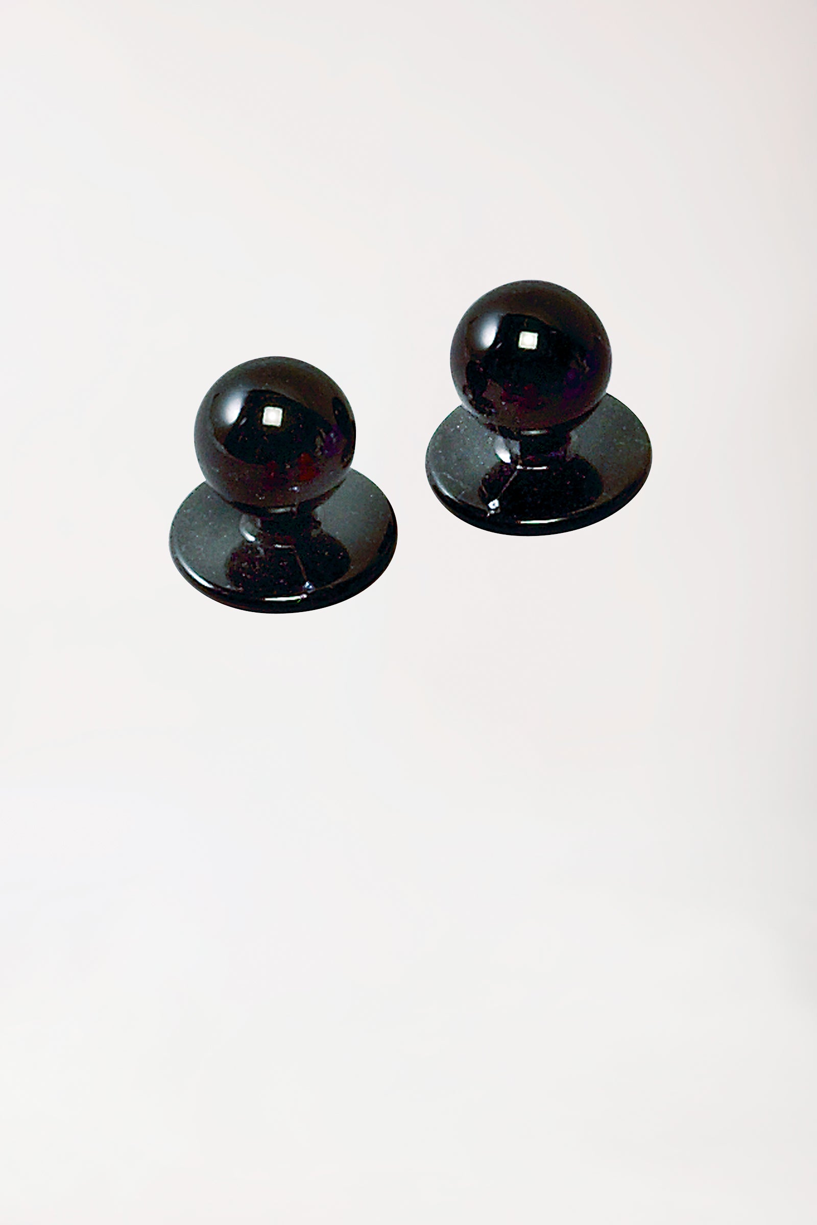 Gastro Kugelknöpfe Unisex - 12 Stück schwarz