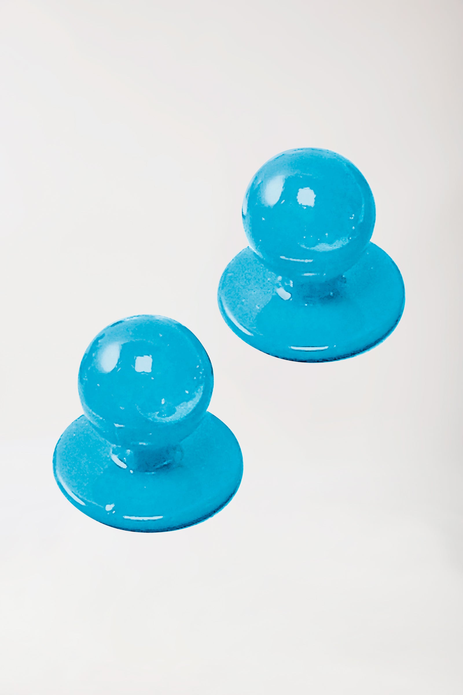 Gastro Kugelknöpfe Unisex - 12 Stück türkis