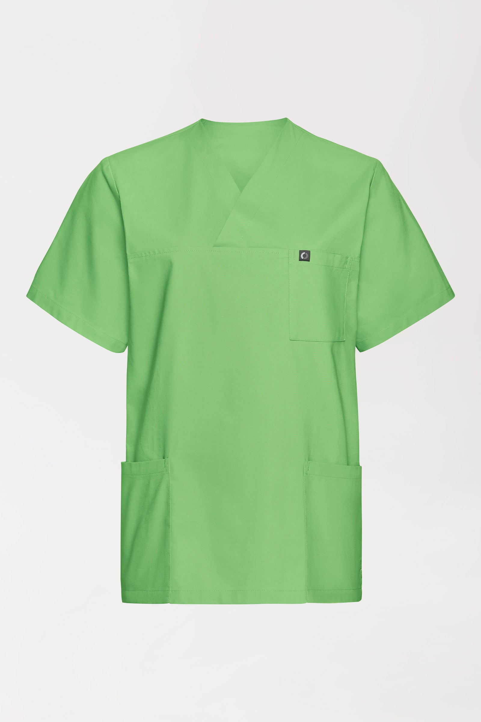 Baumwolle Schlupfkasack Unisex - Doppelpack apfelgrün, Vorderansicht