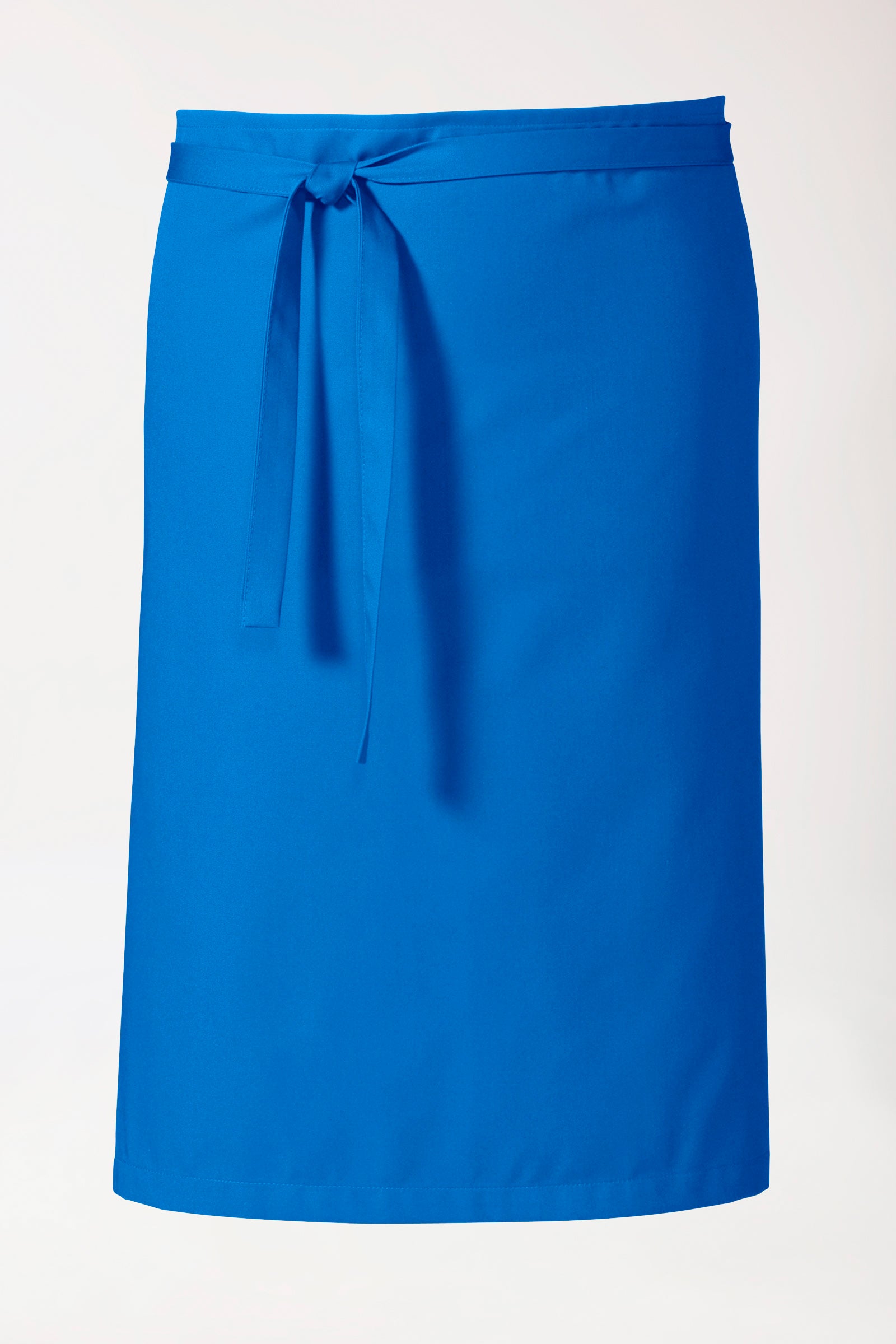 Vorbinder Royalblau Kurze Schürze, Vorderansicht