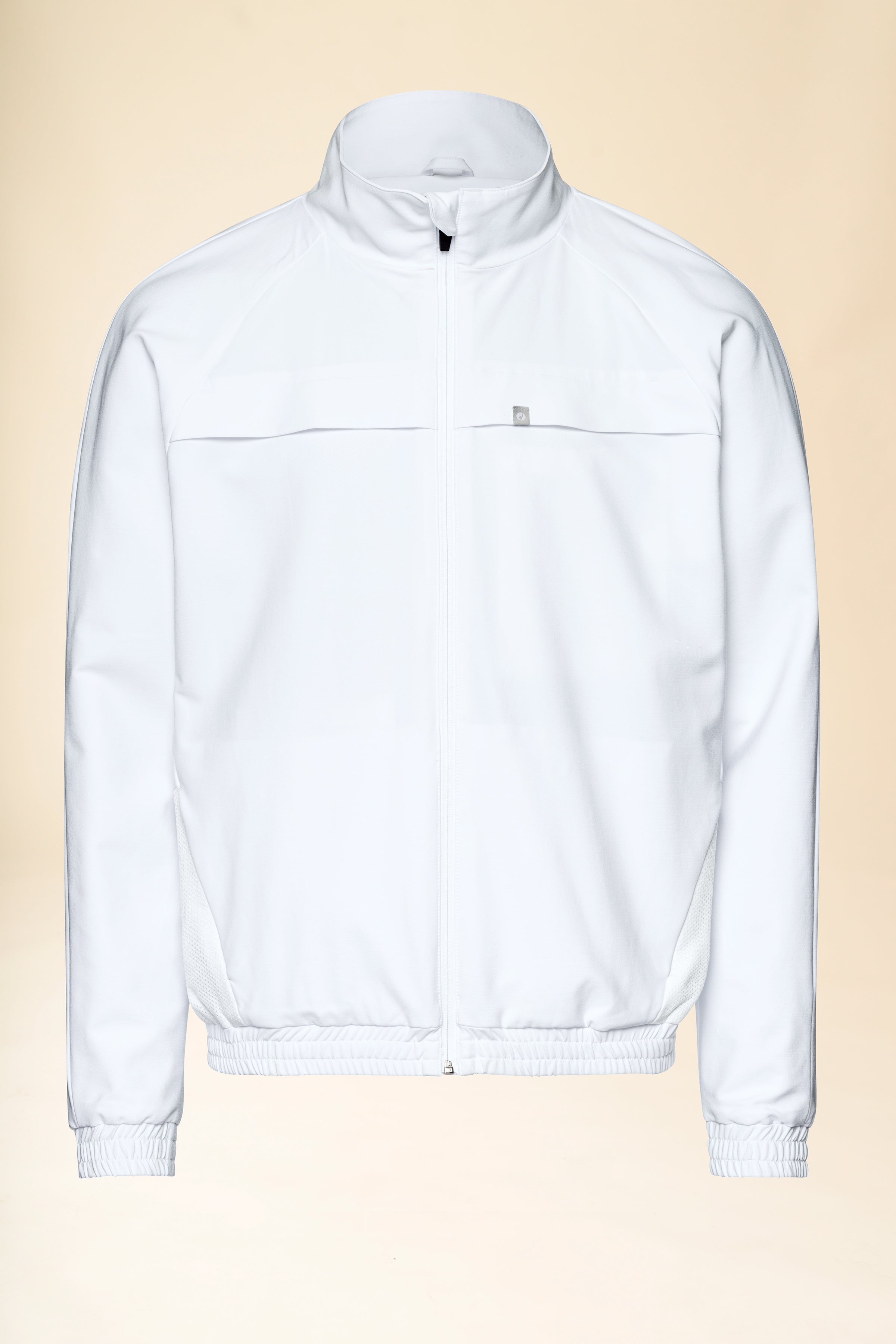 KAERE Blousonjacke Herren - mit elastischen Bündchen weiß, Vorderansicht