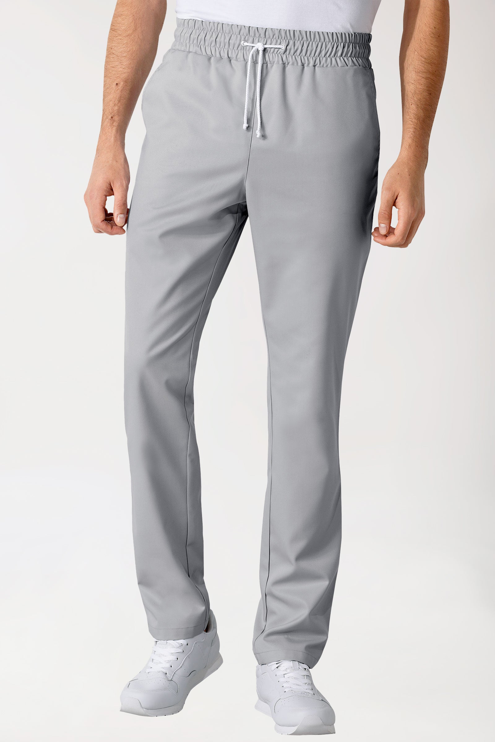 GREEN Hose Unisex - Gummibund perlgrau, Vorderansicht