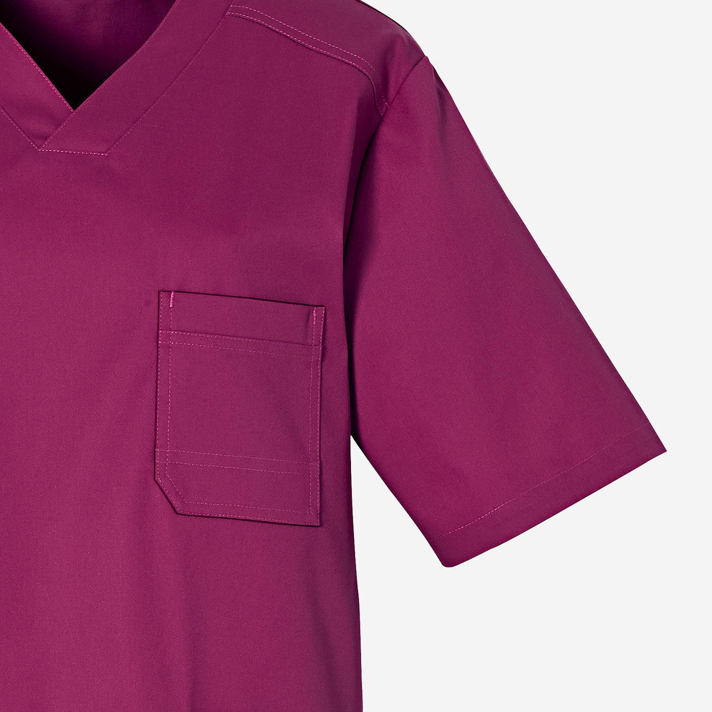 Detailaufnahme, Brust-Tasche der CLINIC STRETCH Schlupfkasacks.