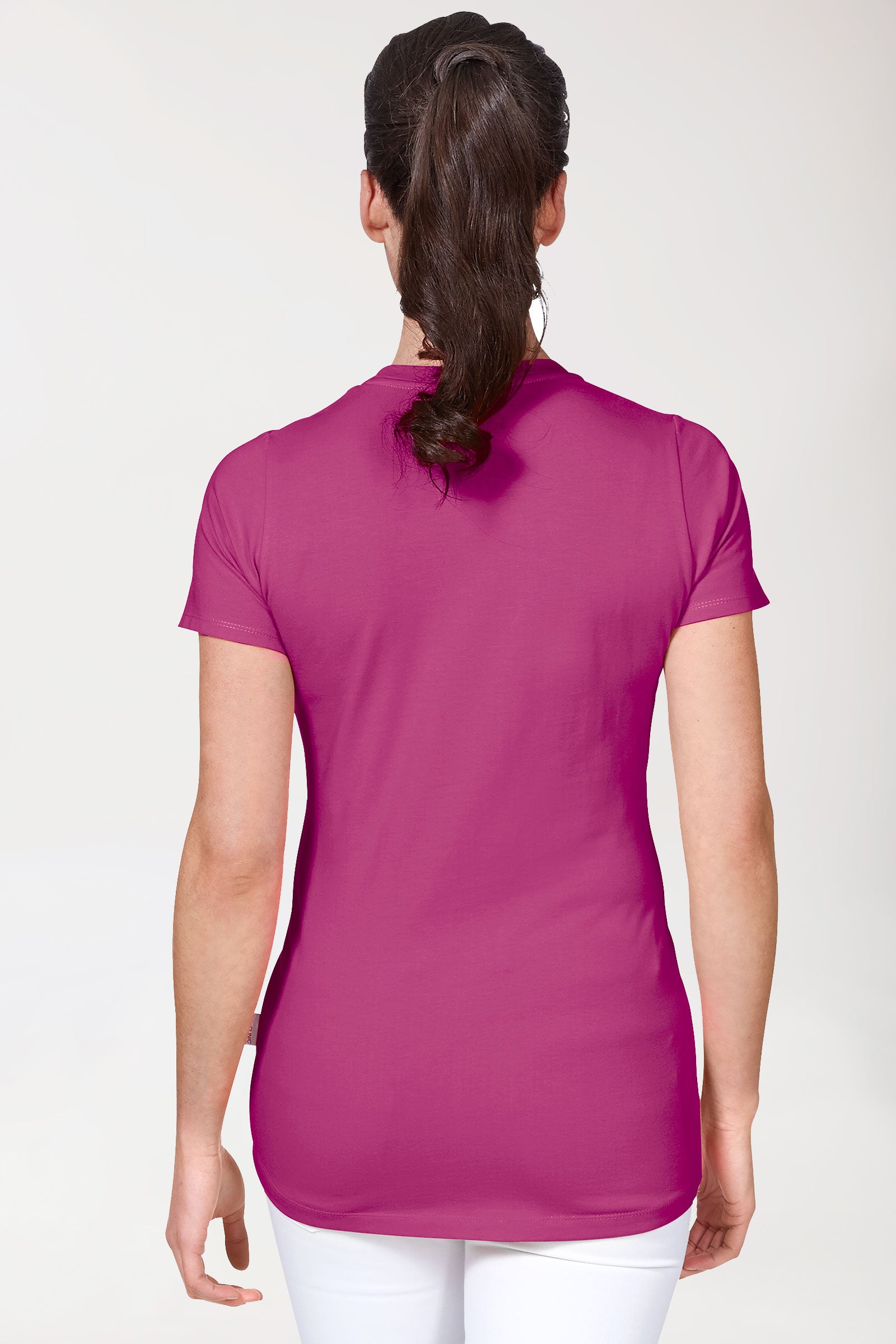 CORE Shirt Damen - Rundhals berry