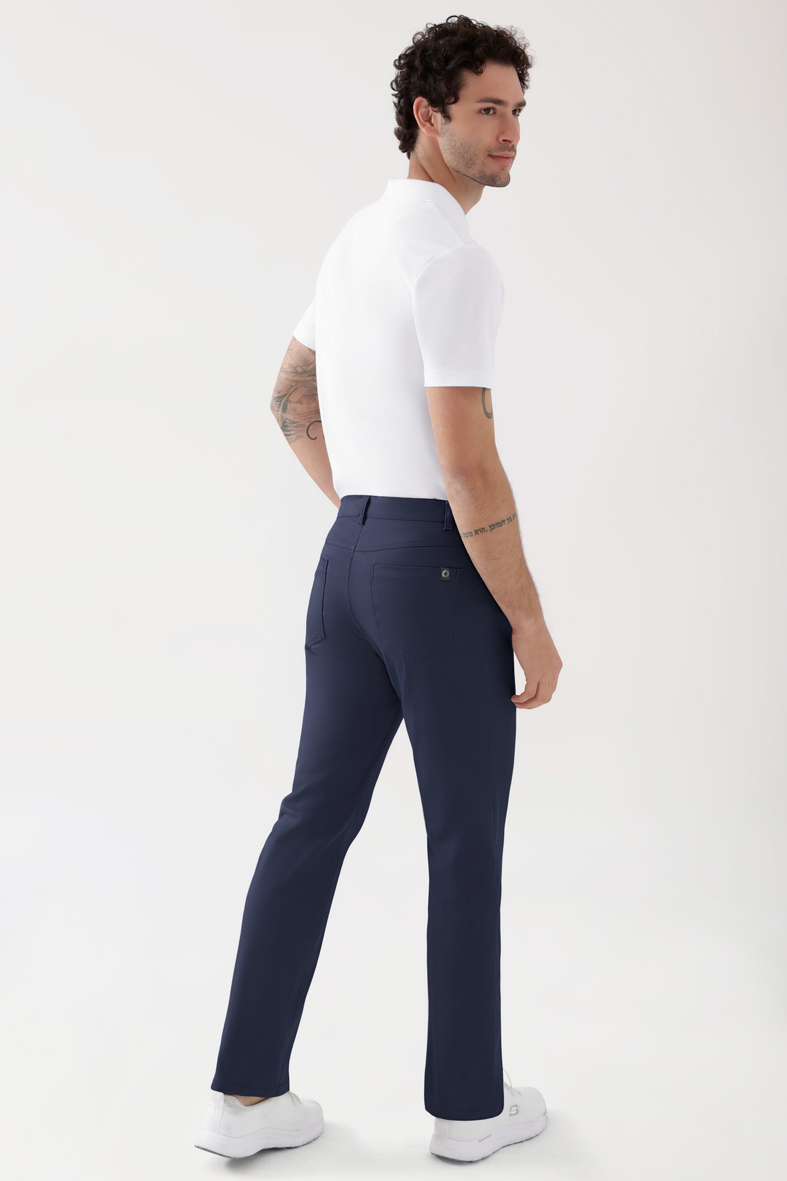 COMFY FLEX 5-Pocket Hose Herren - gerades Bein navy