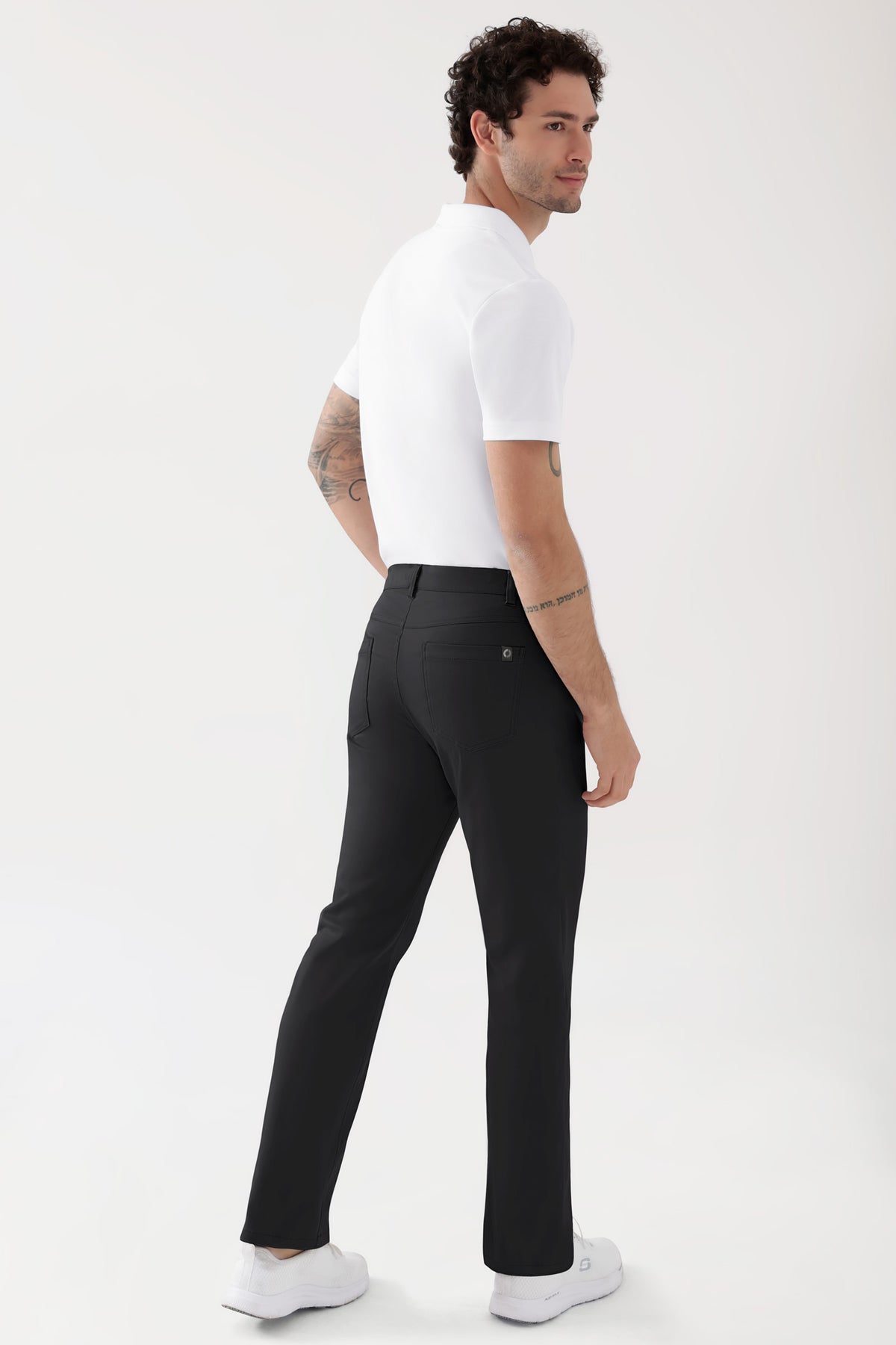 COMFY FLEX 5-Pocket Hose Herren - gerades Bein schwarz