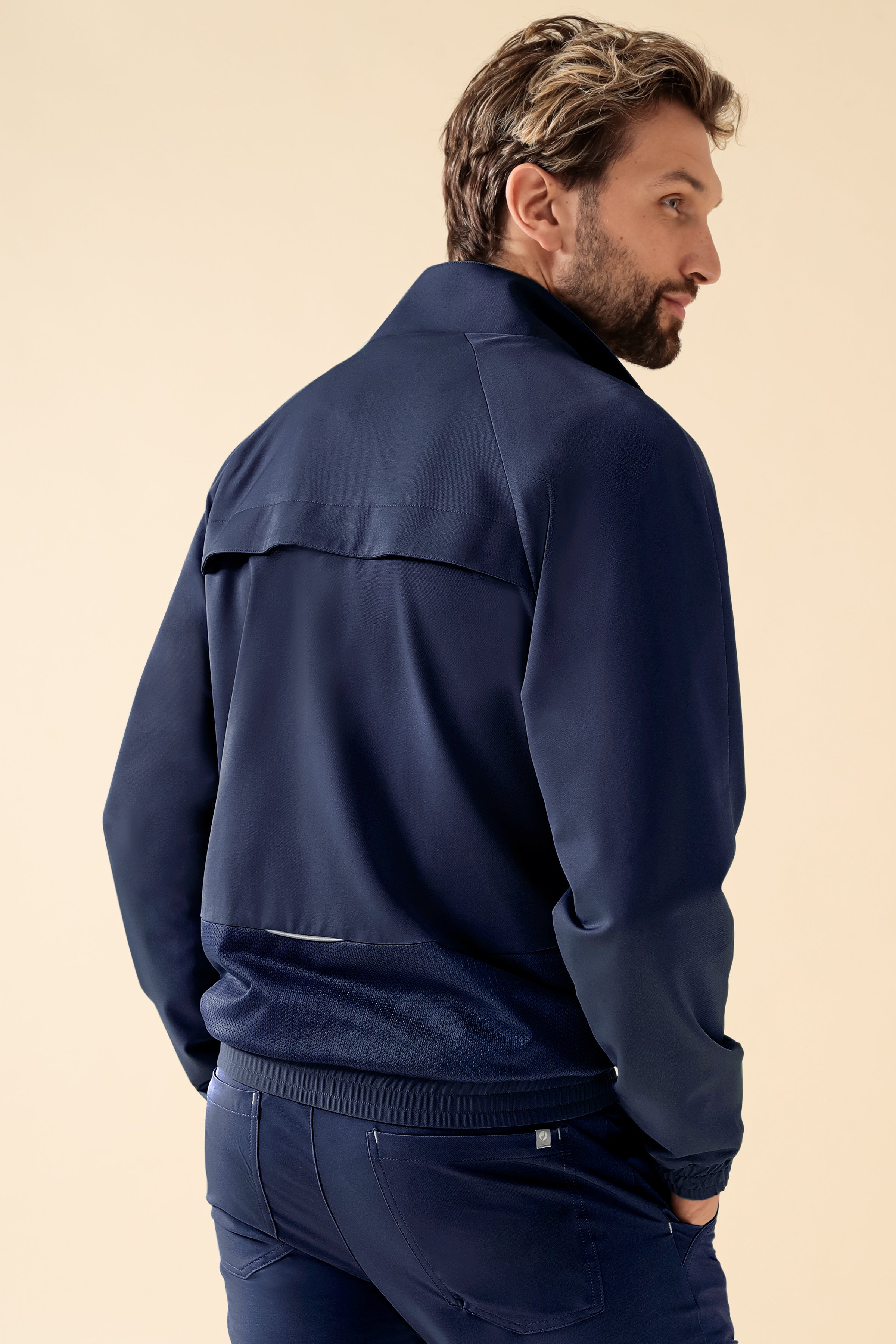 KAERE Blousonjacke Herren - mit elastischen Bündchen navy