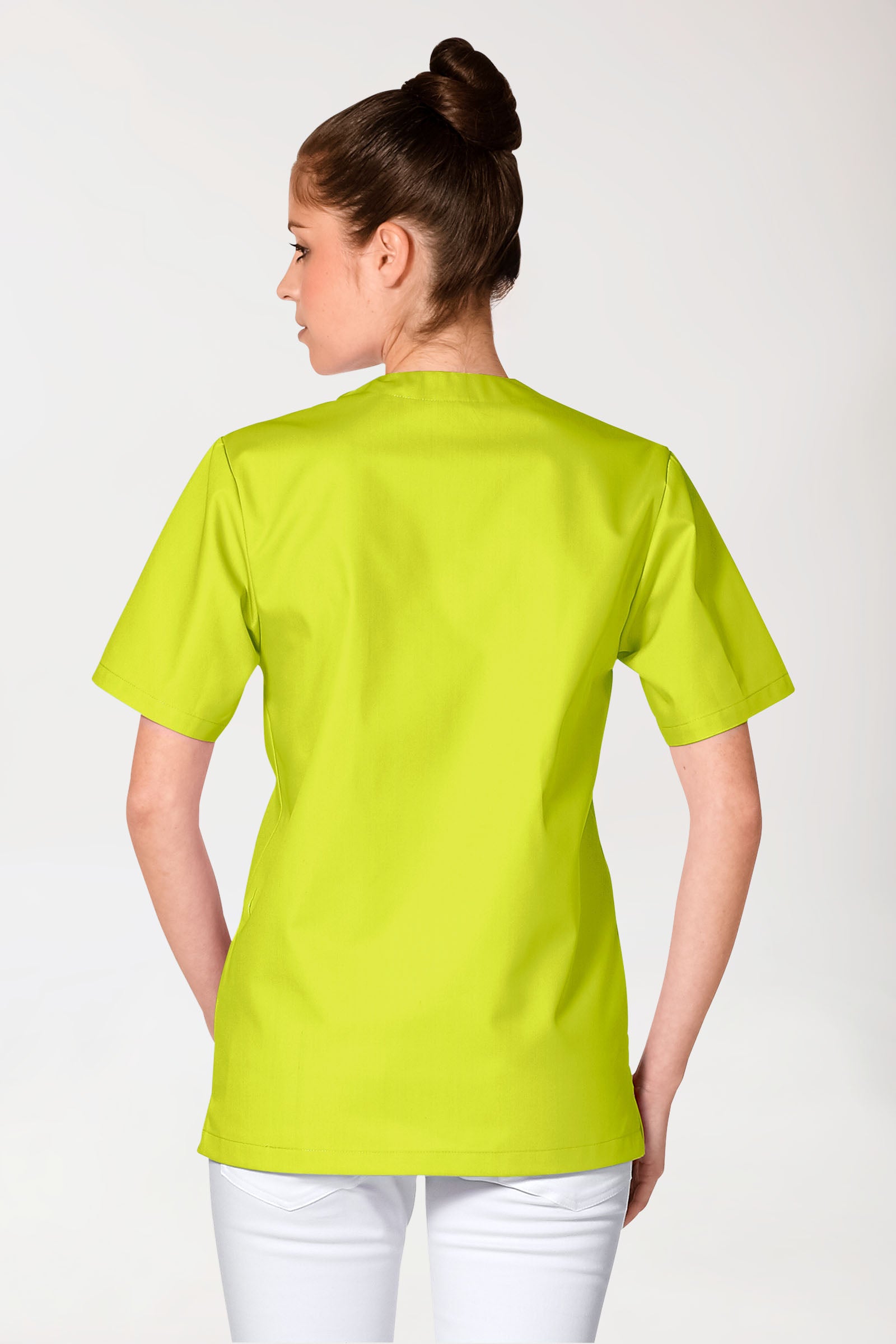 JUST STRONG Schlupfkasack Unisex - V-Ausschnitt limette