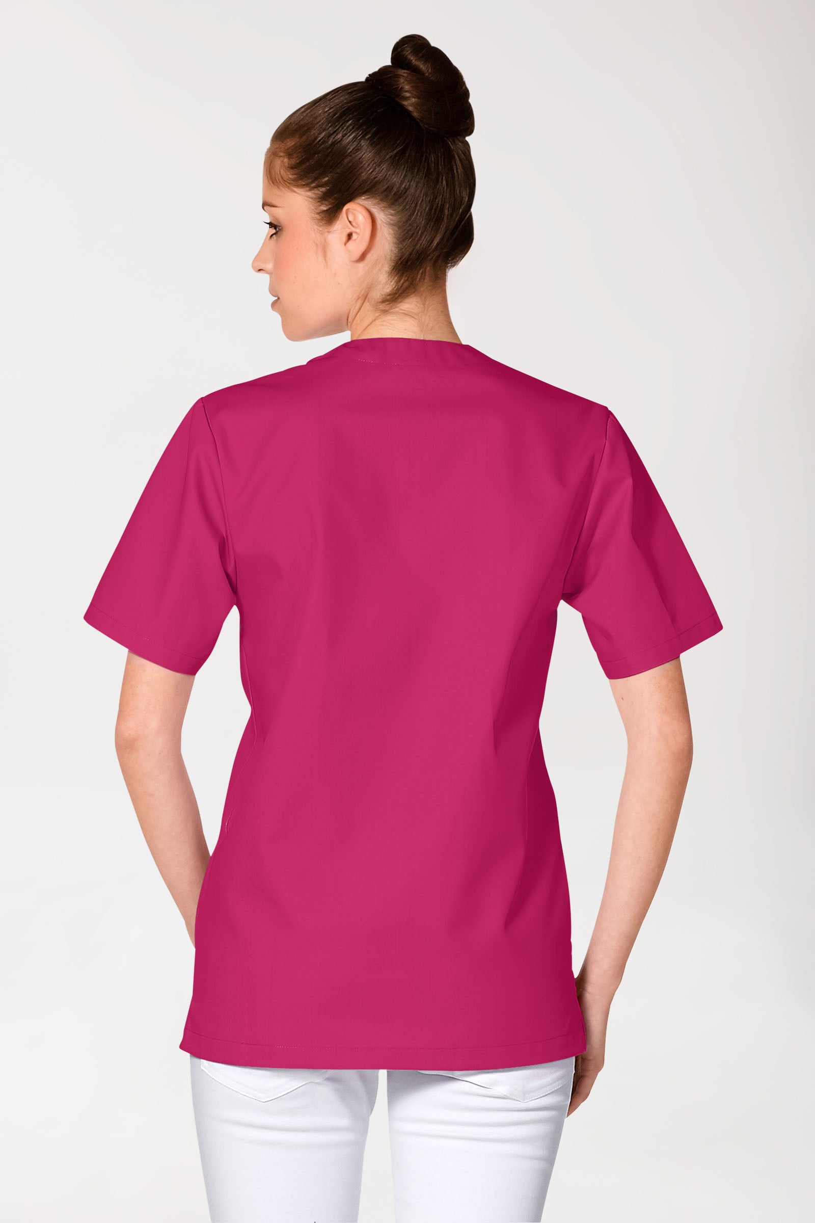 JUST STRONG Schlupfkasack Unisex - V-Ausschnitt pink