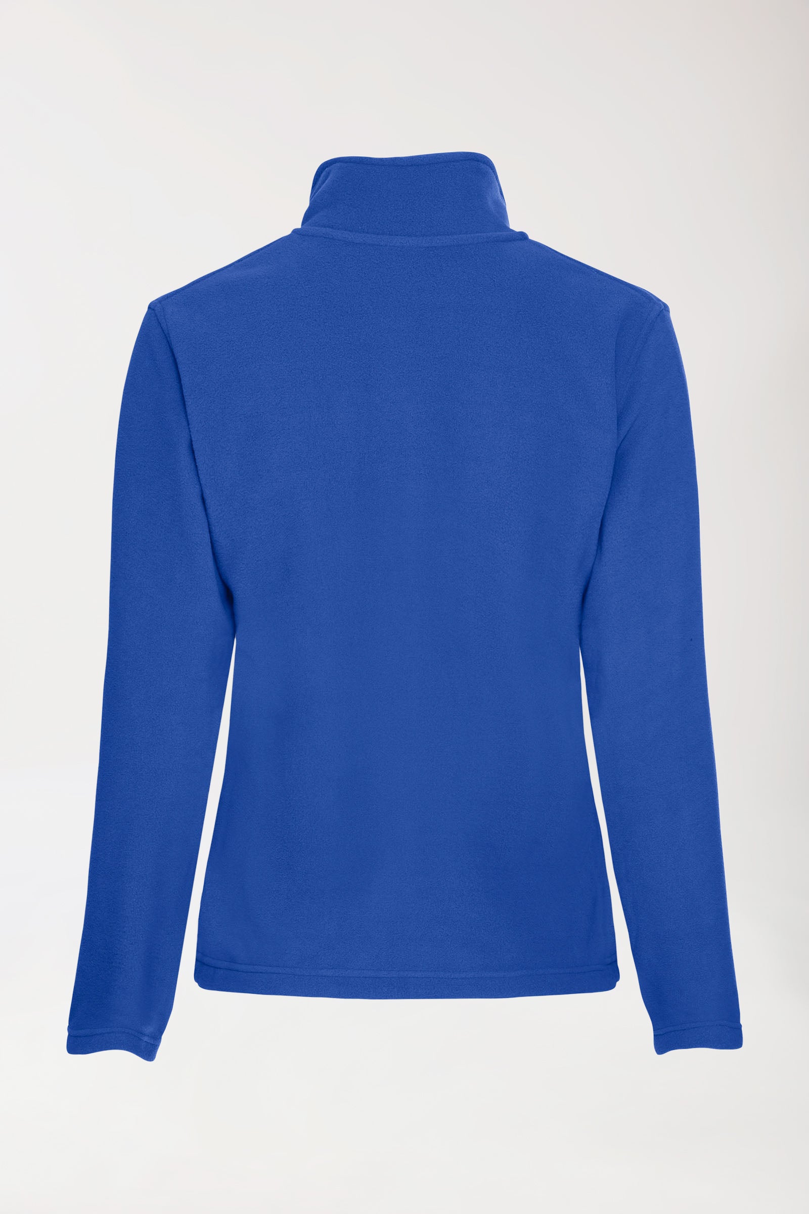 Fleecejacke Damen - Stehkragen königsblau