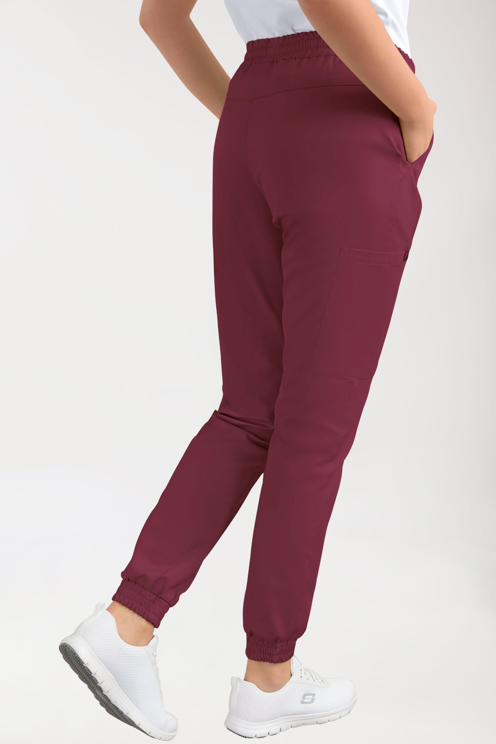 CORE Cargohose Damen - Jogpants Style bordeaux