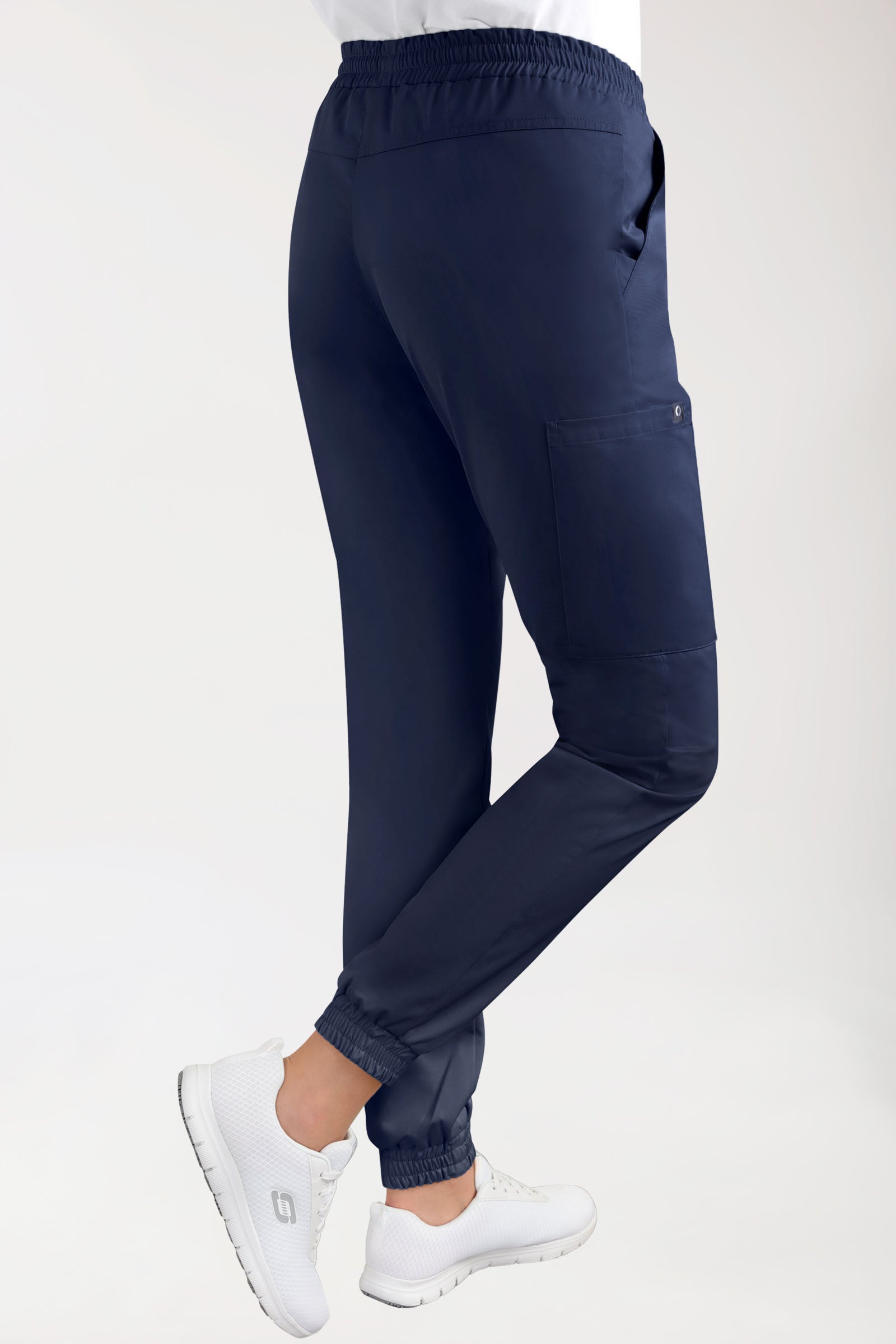 CORE Cargohose Damen - Jogpants Style navy, Rückansicht 