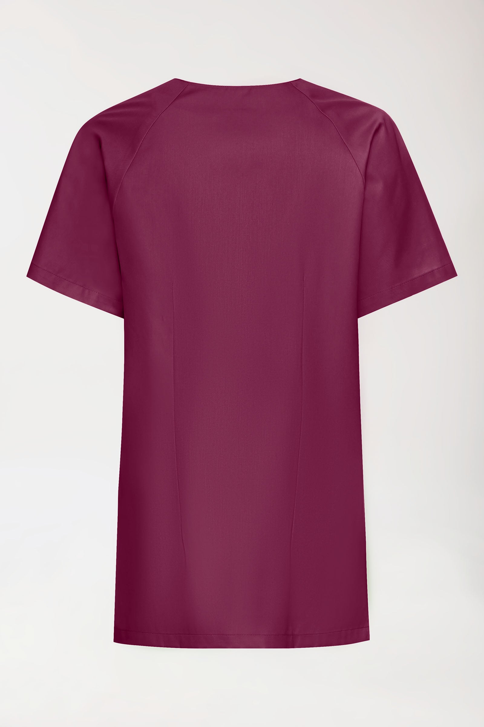 DER Kasack-Kasack Damen - durchgeknöpft berry, Rückansicht 